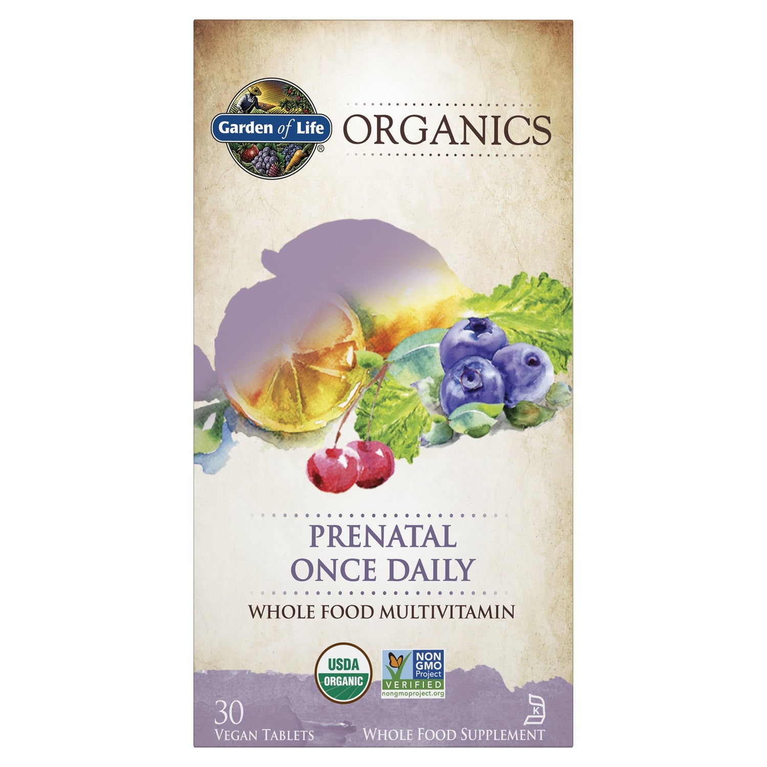 Organics 有機每日一次產前專用 - 30 錠