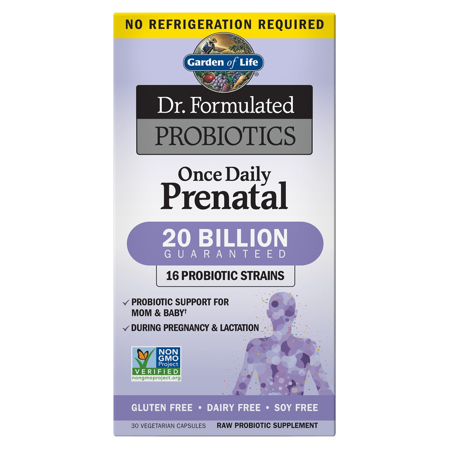 Microbiome Once Daily Prenatal Shelf 常溫保存每日一次產前益生菌－30 粒膠囊.