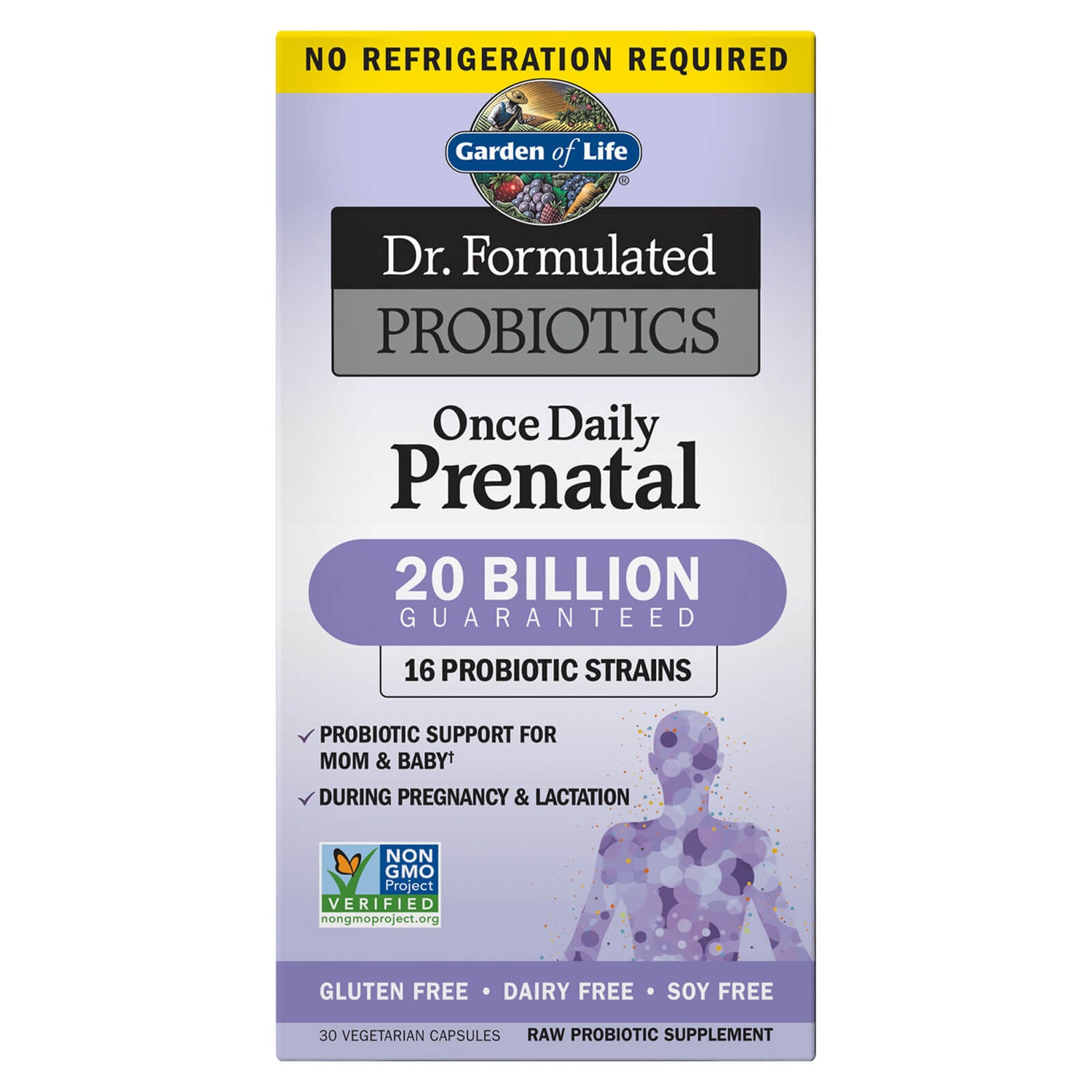Microbiome Once Daily Prenatal Vegetarian Chewables - 30 Capsules