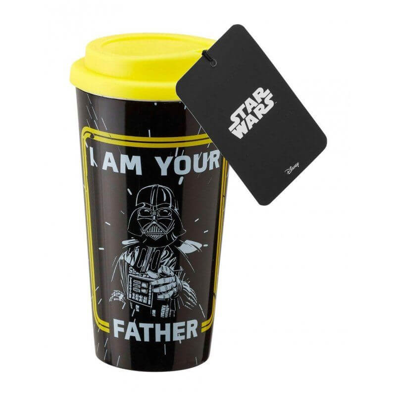 Funko Homeware Star Wars Plastic Lidded Mug I am your Father