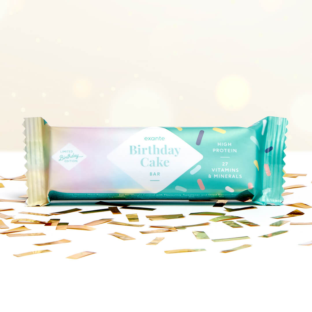 Meal Replacement Box of 7 Birthday Cake Bars