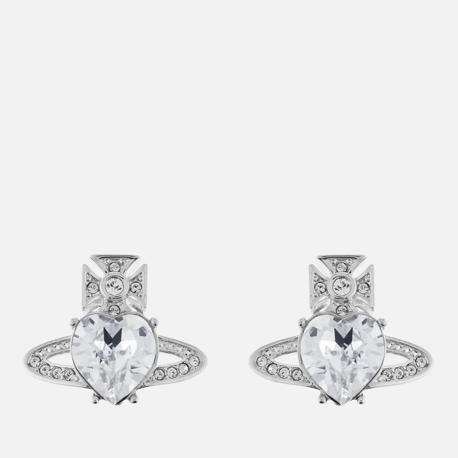 Vivienne Westwood 女士Ariella耳环-铑水晶