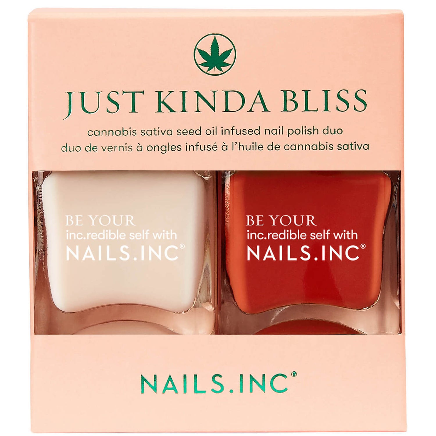 nails inc. Just Kinda Bliss Nail Polish 14ml Duo