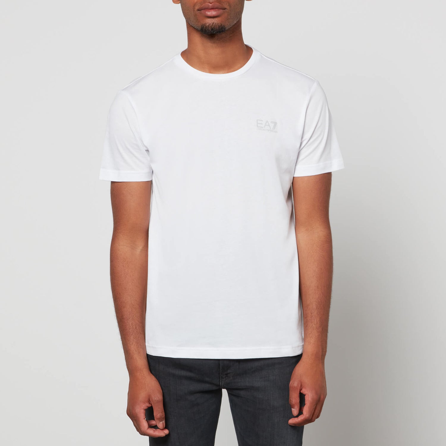 EA7 Men's Core Identity T-Shirt - White - M