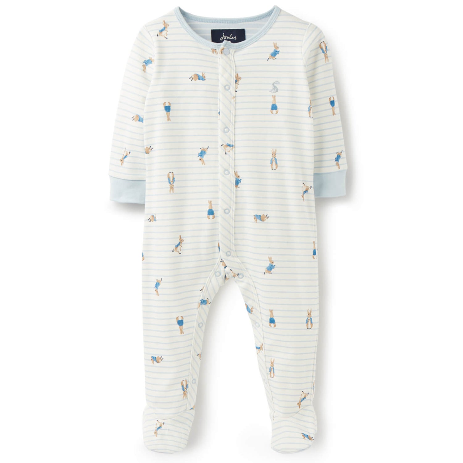 Joules peter top rabbit baby grow