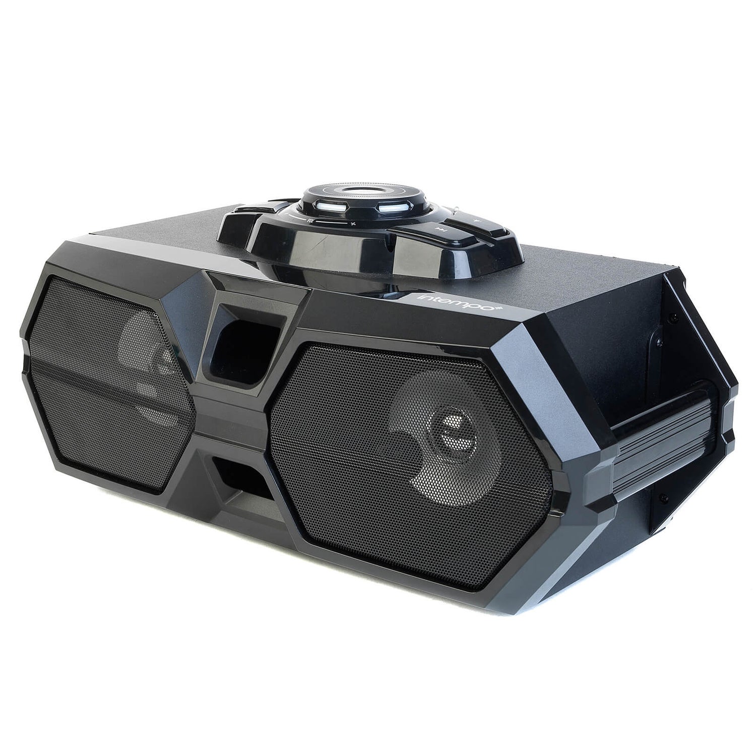 Intempo portable party shop led bluetooth speaker
