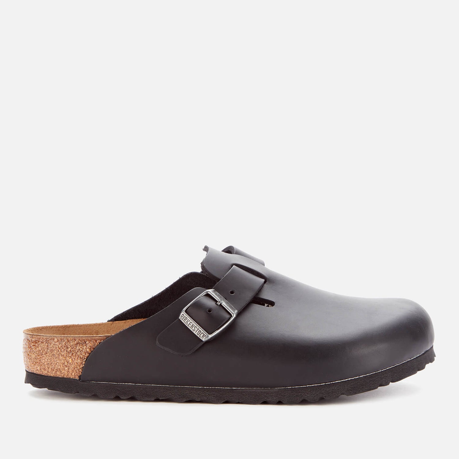 Birkenstock Men's Boston Oiled Leather Mules - Black - EU 44/UK 9.5