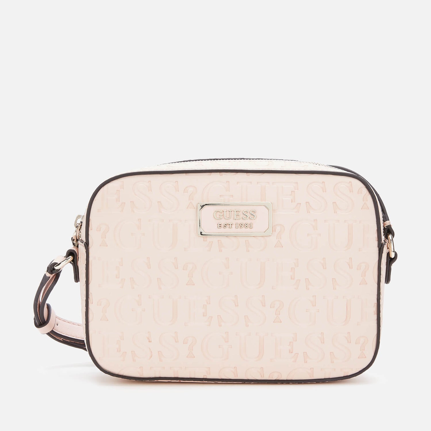 Guess Women s Kamryn Cross Body Bag Top Zip Peach