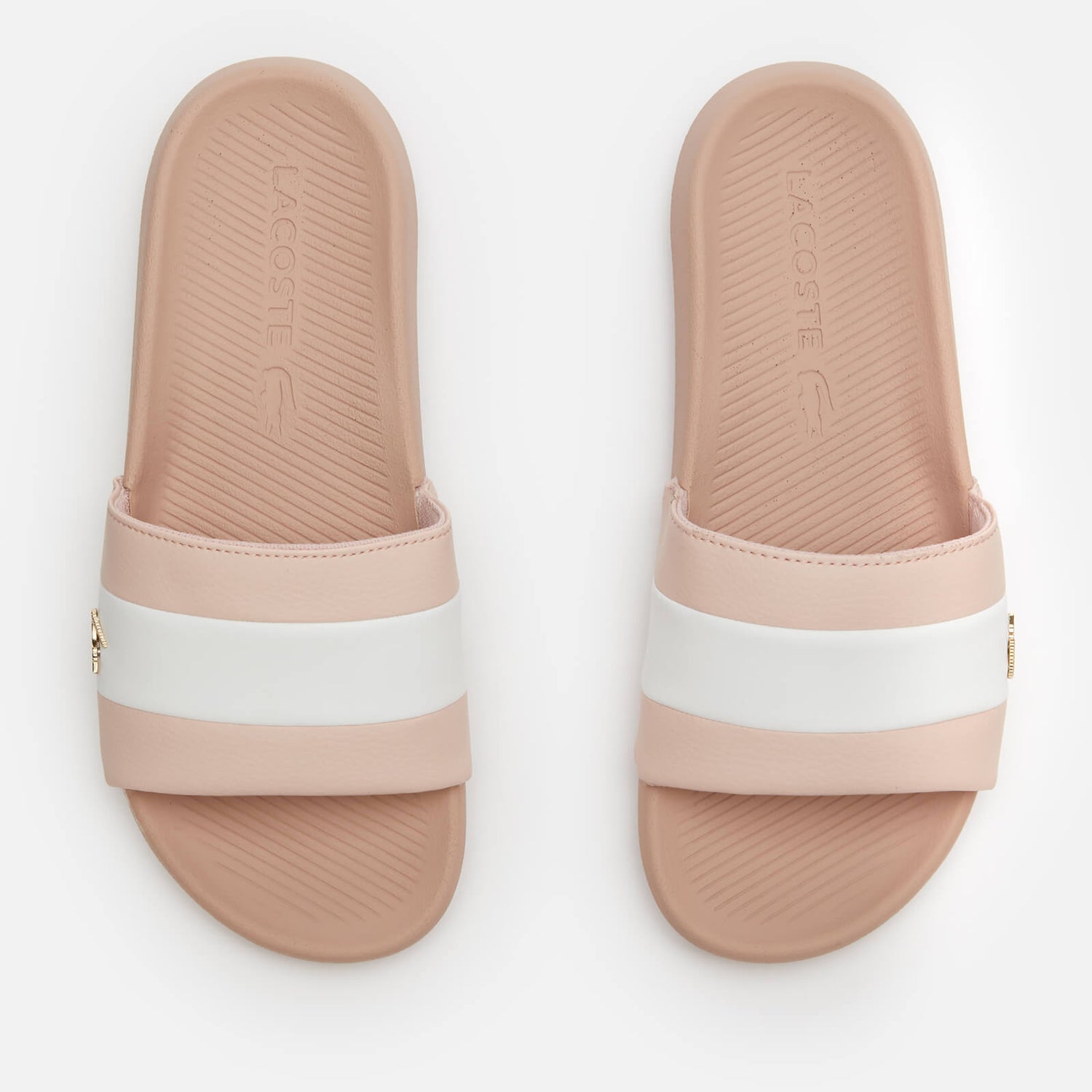 lacoste women's slide sandals