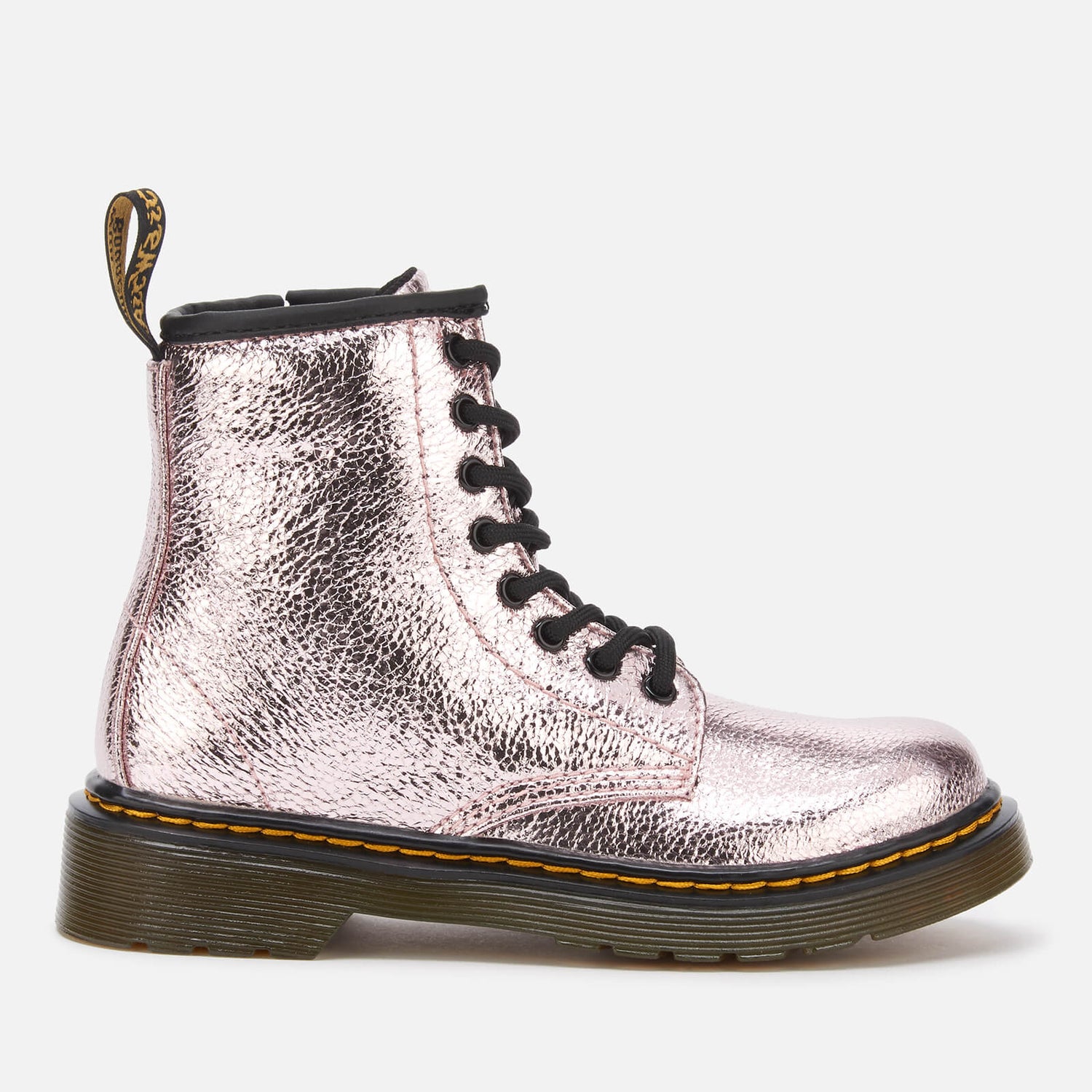 Shiny pink doc martens hotsell