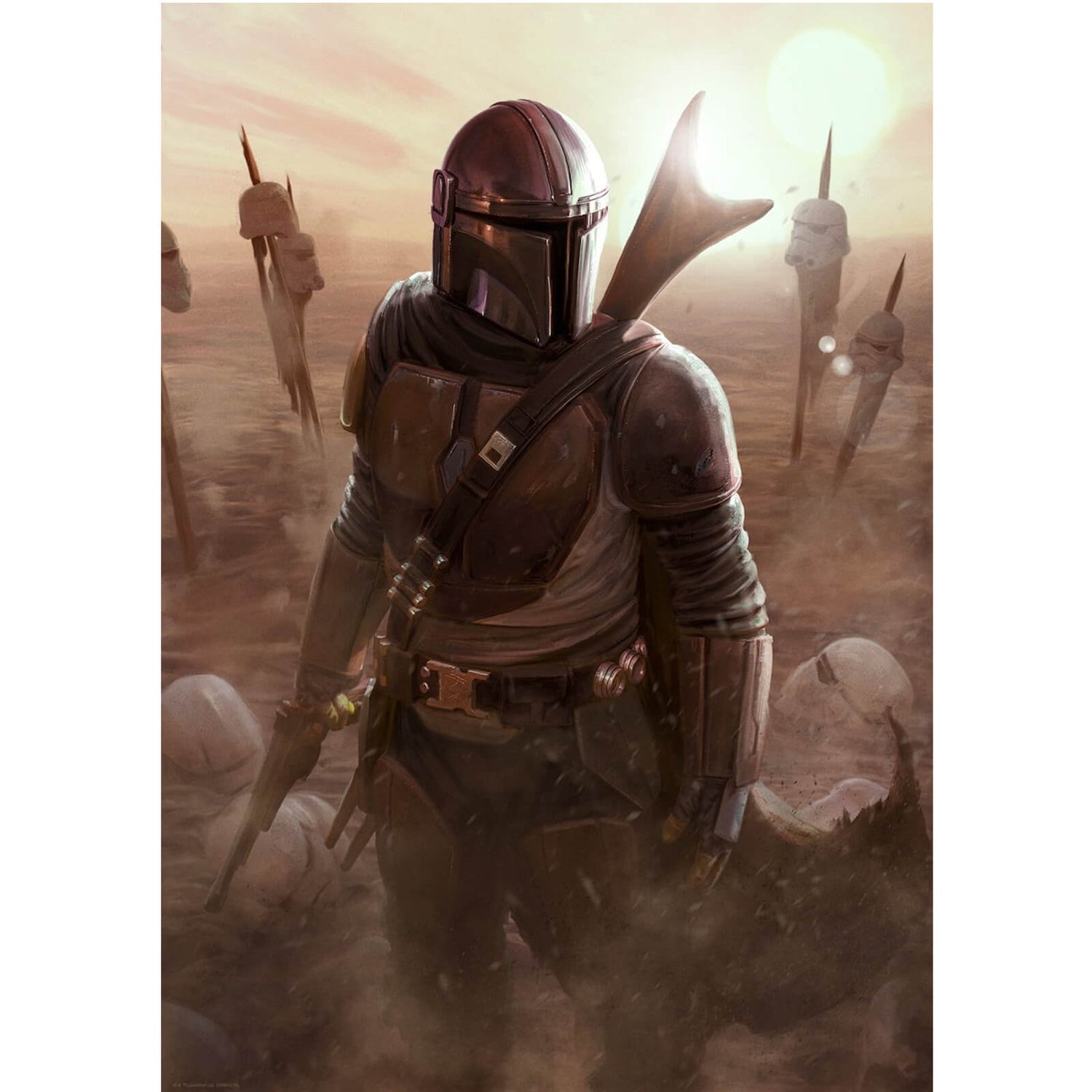 Lucasfilm Star Wars The Mandalorian The Calm After Lithograph