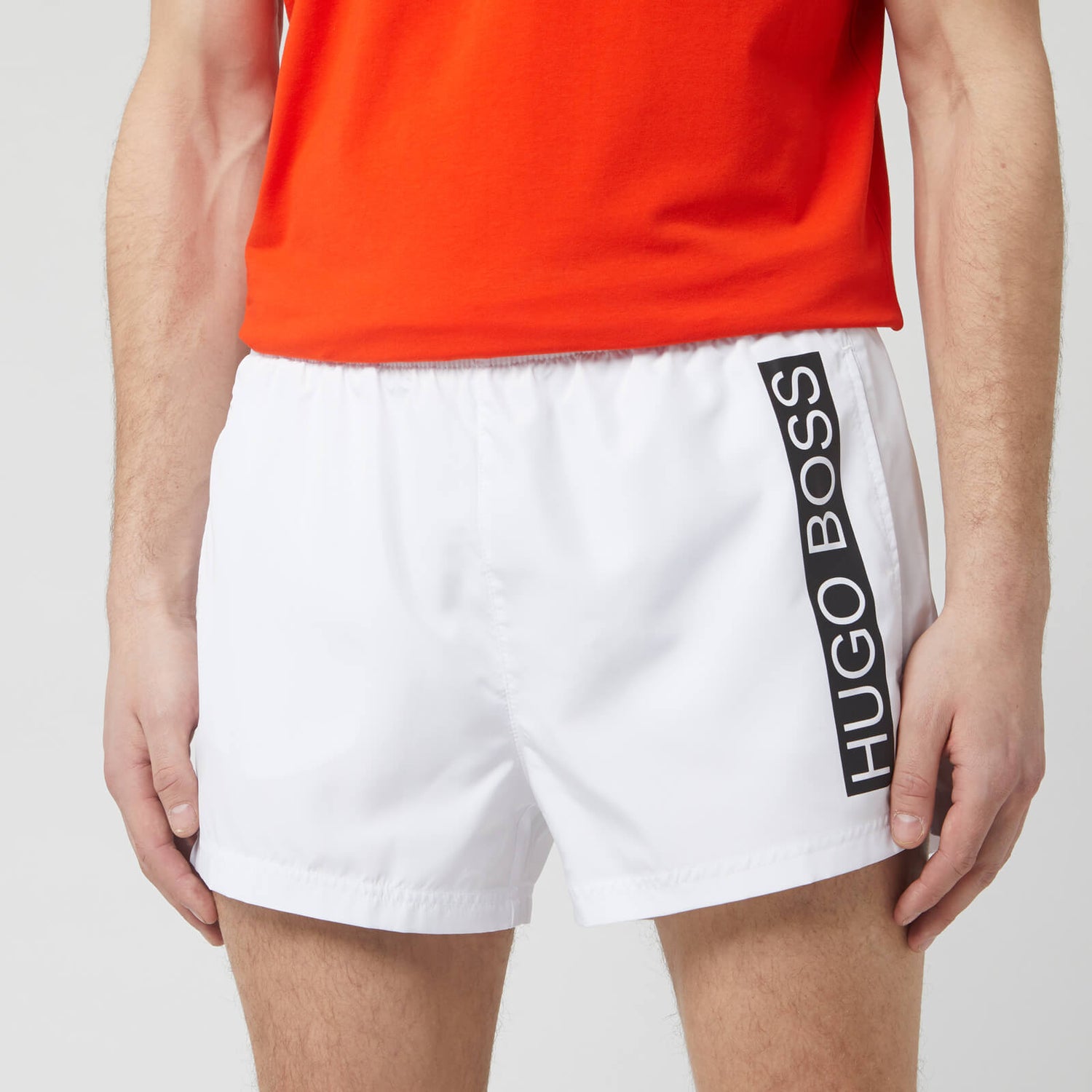 Hugo boss hotsell swim shorts white