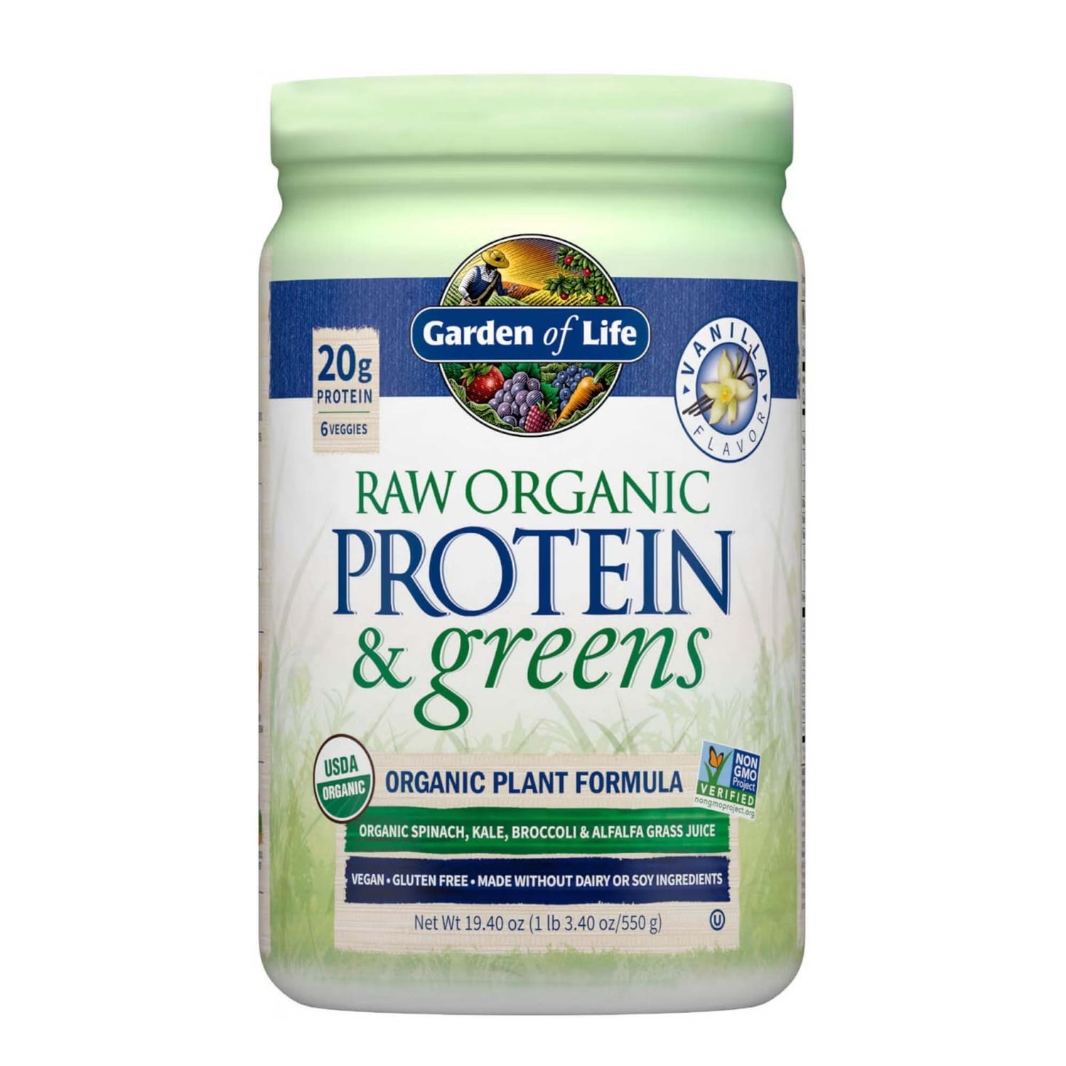 Raw Organic Protein & Greens - Vanille