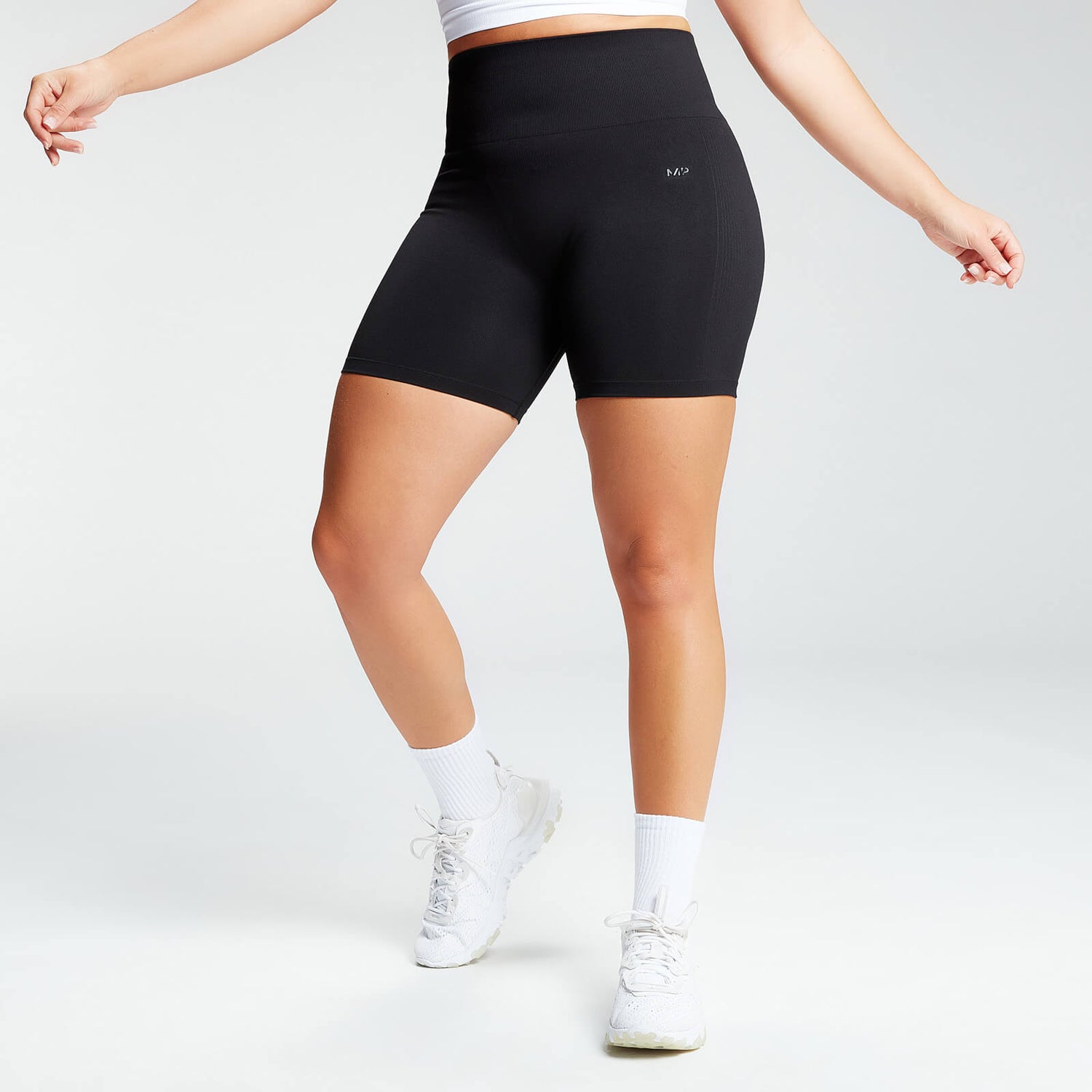 MP Women's Shape Seamless Ultra Cycling Shorts - Black - XL