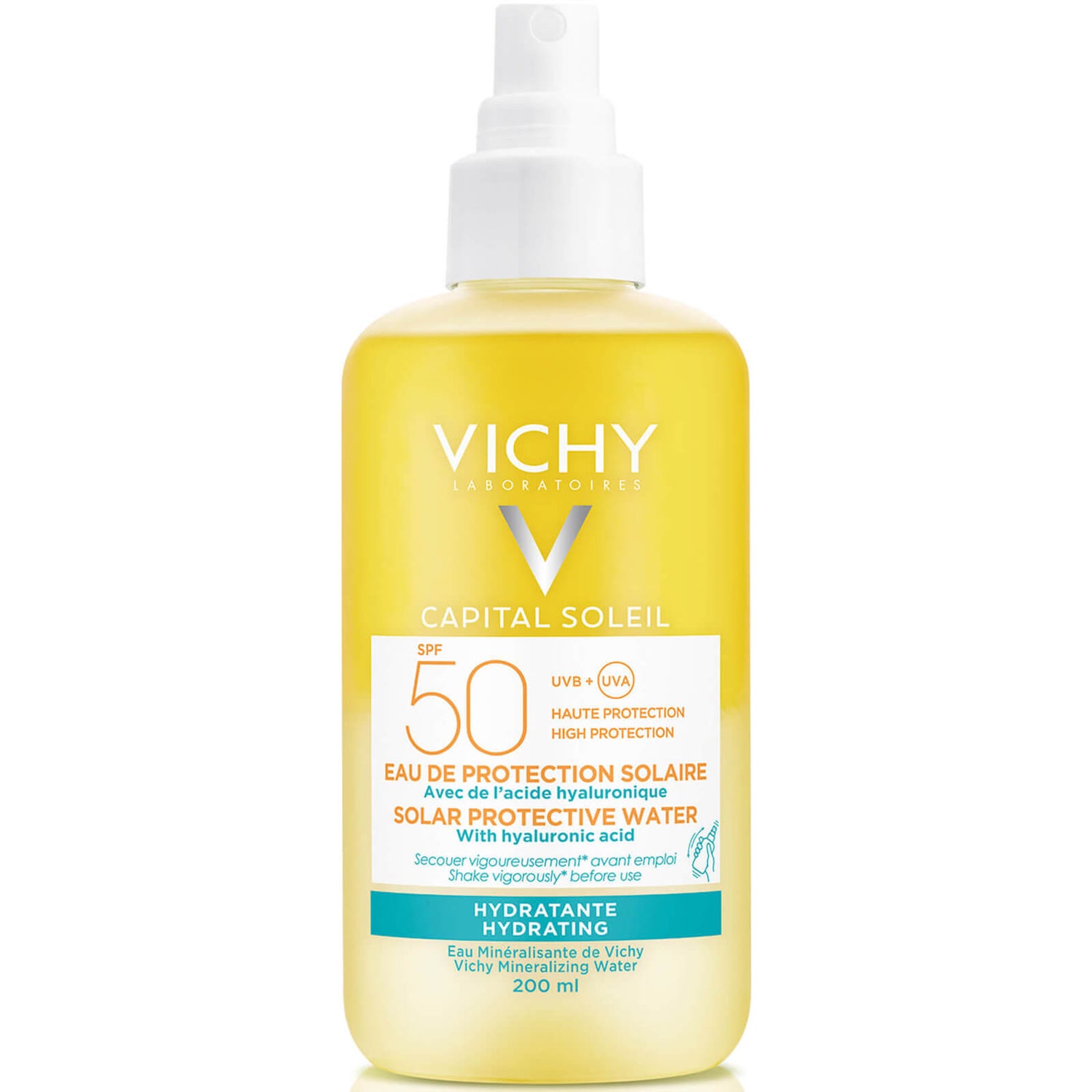 VICHY Capital Soleil Solar Protective Water Hydrating SPF 50 200 ml