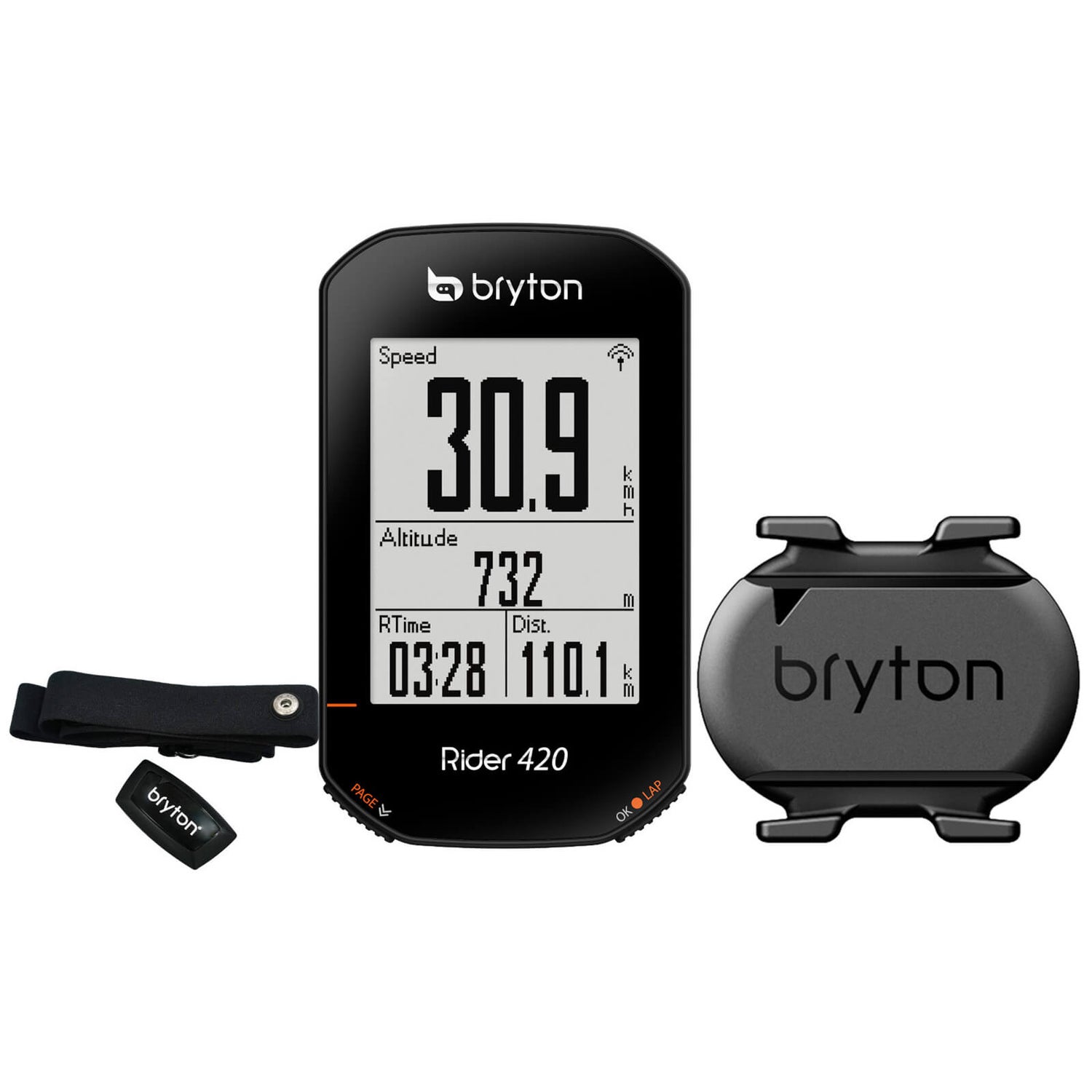 Bryton (ブライトン) Rider 420T GPS サイクルコンピューター バンドル
