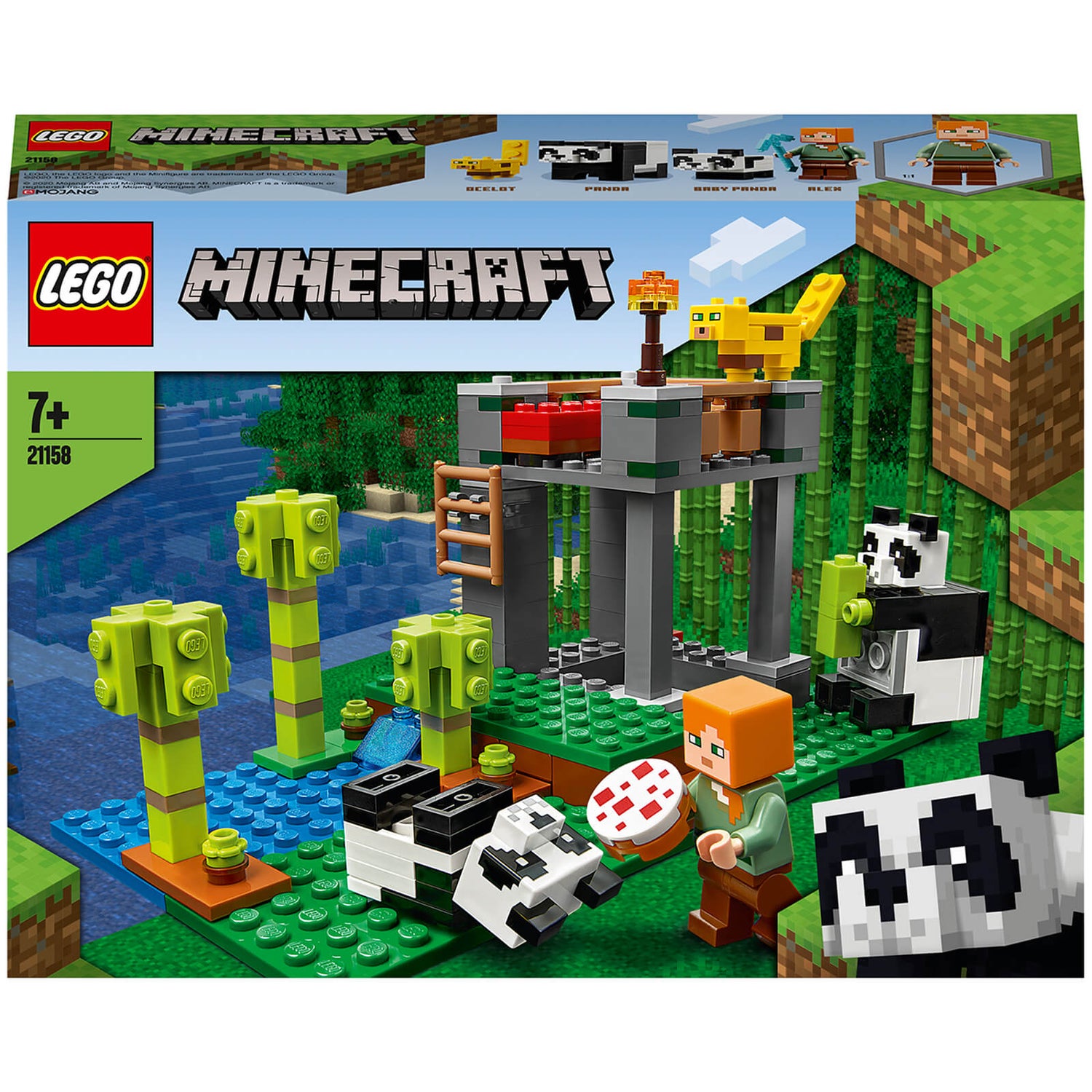 LEGO Minecraft: The Panda Nursery Toys - Zavvi US