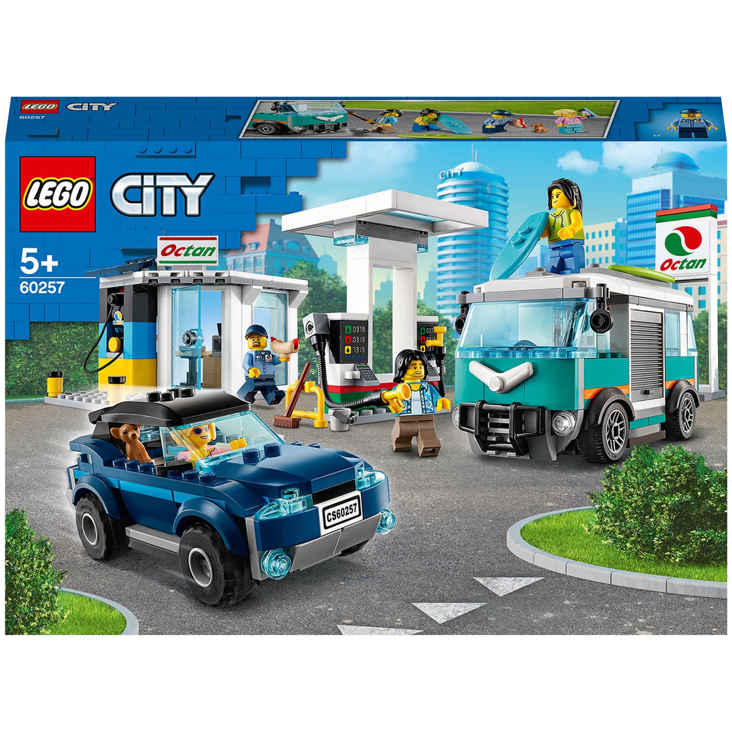 LEGO City: Nitro Wheels Service Station Building Set (60257) - Zavvi US