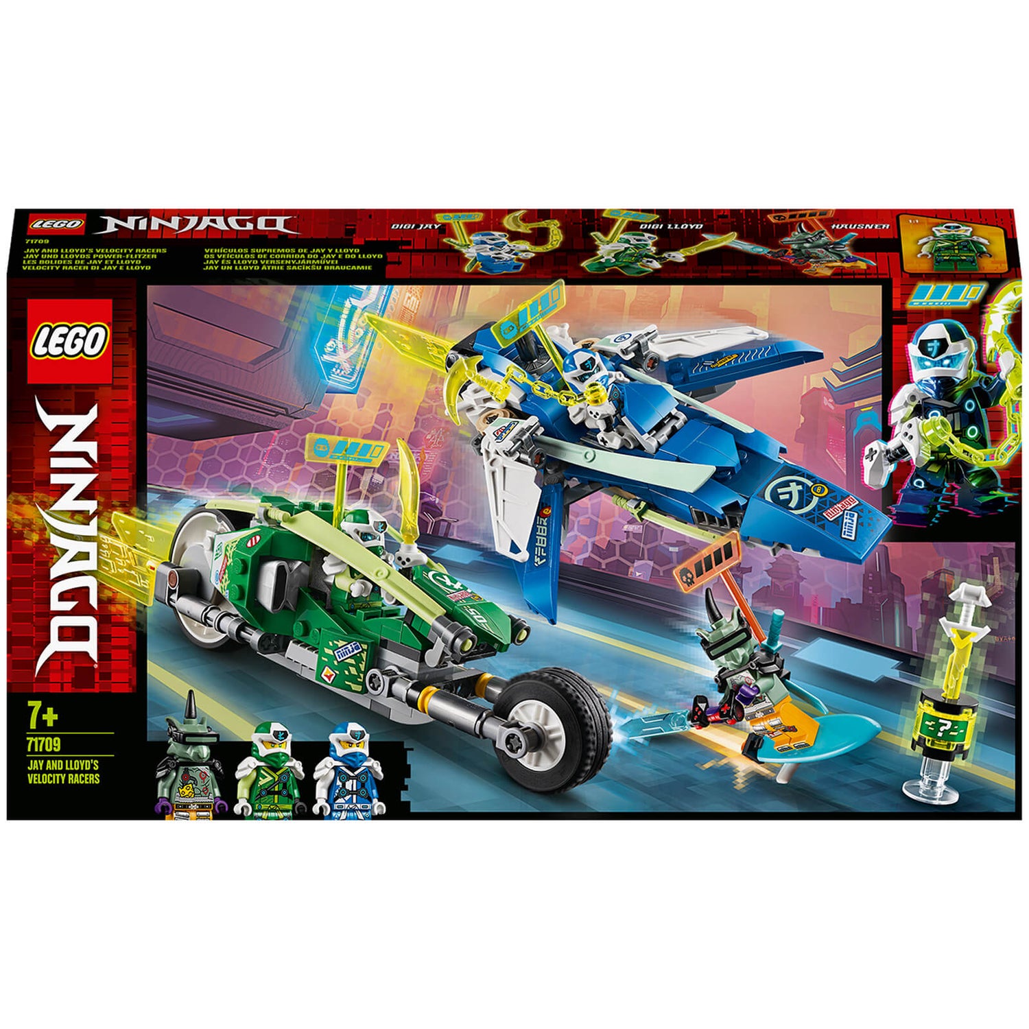 Reception kommentar Professor LEGO NINJAGO: Jay and Lloyd's Velocity Racers Set (71709) Toys - Zavvi US