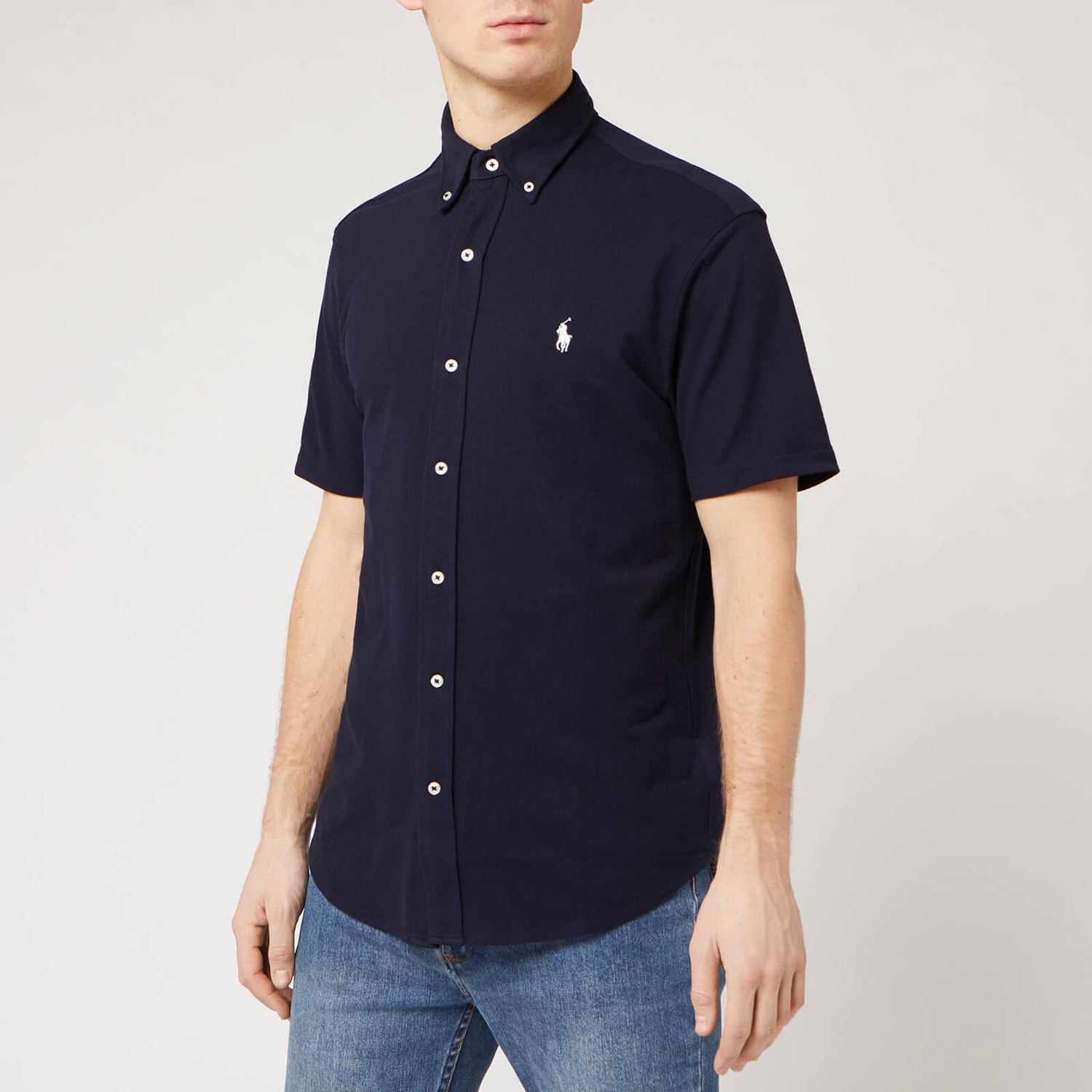 Polo ralph lauren men's clearance short sleeve button down shirt