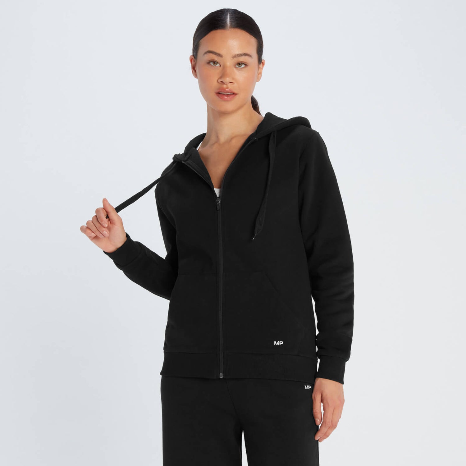 MP Essentials hoodie met rits voor dames - Zwart - XS