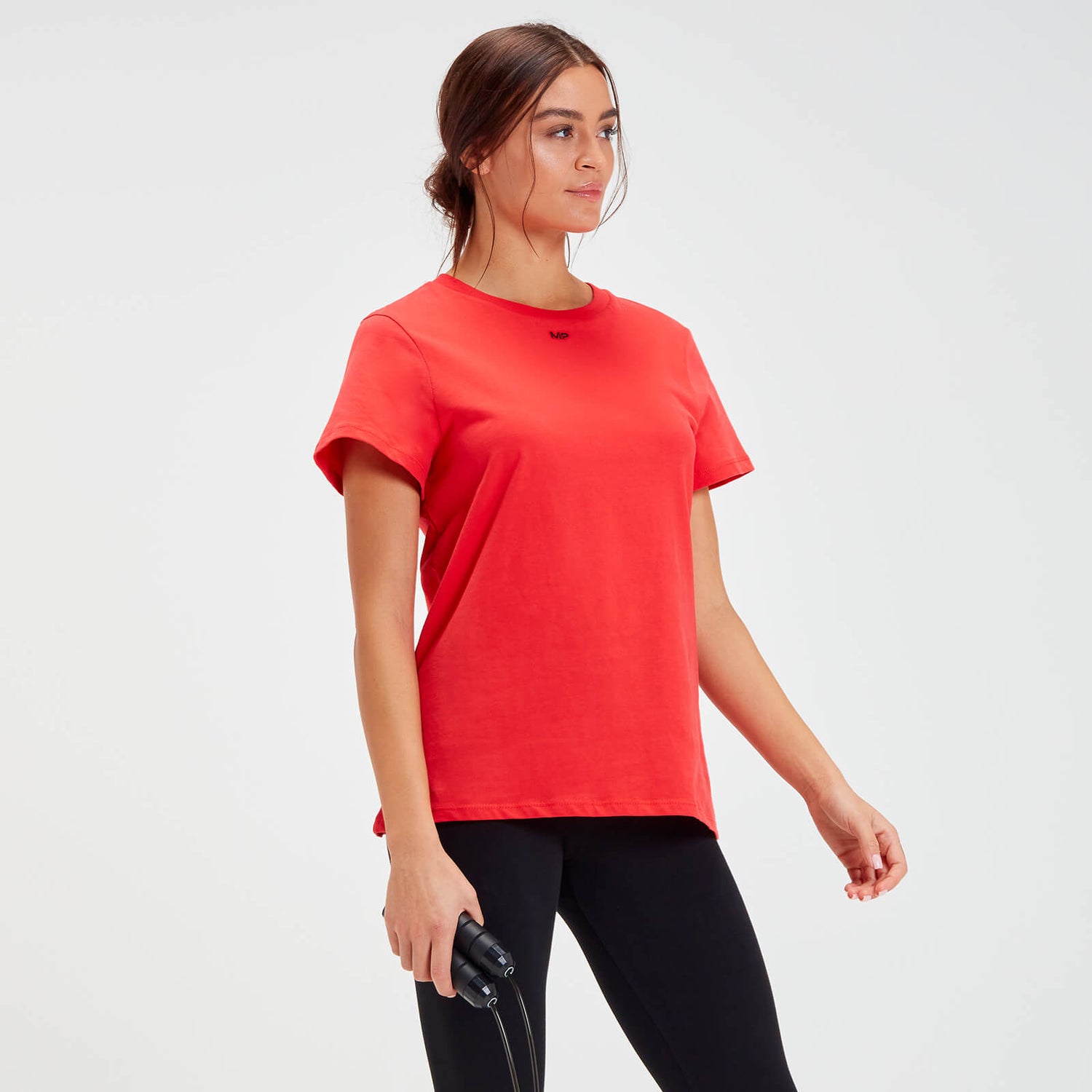 MP ženska Essentials majica - jarko crvena - XS