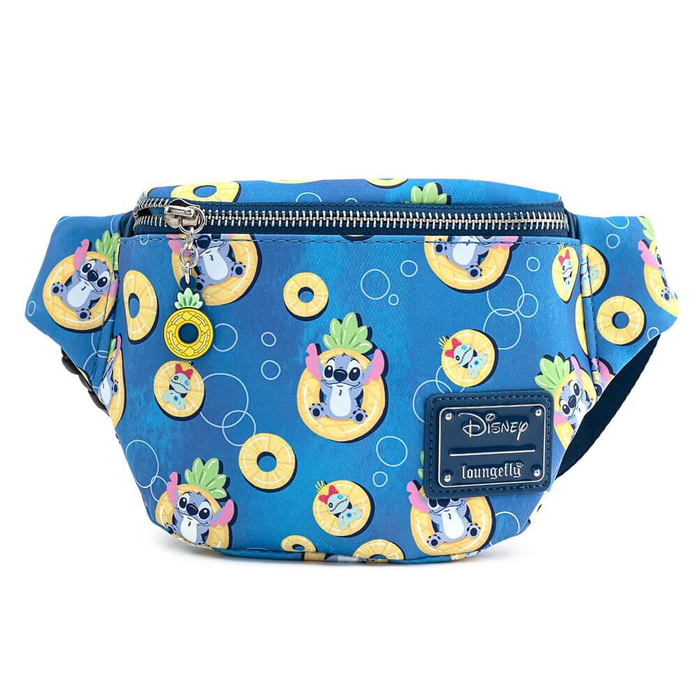 Loungefly Disney Lilo And Stitch Pinneapple Floaty Stitch Fanny Pack Merchandise Zavvi US