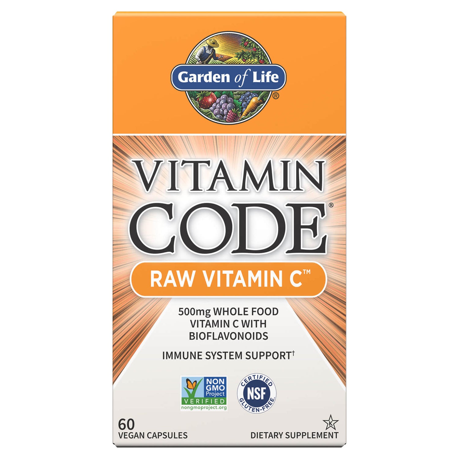 Vitamin Code Raw Vitamin C 純天然維他命 C－60 粒膠囊