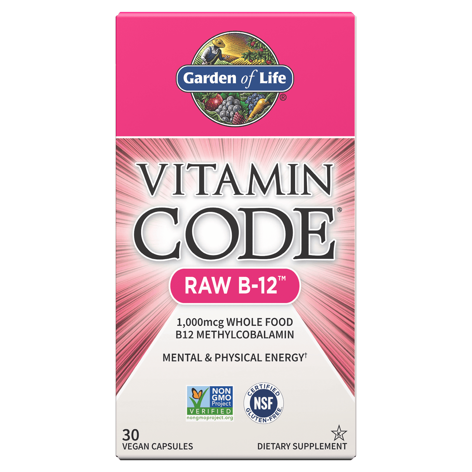 Vitamin Code Raw B-12 - 30 Capsules