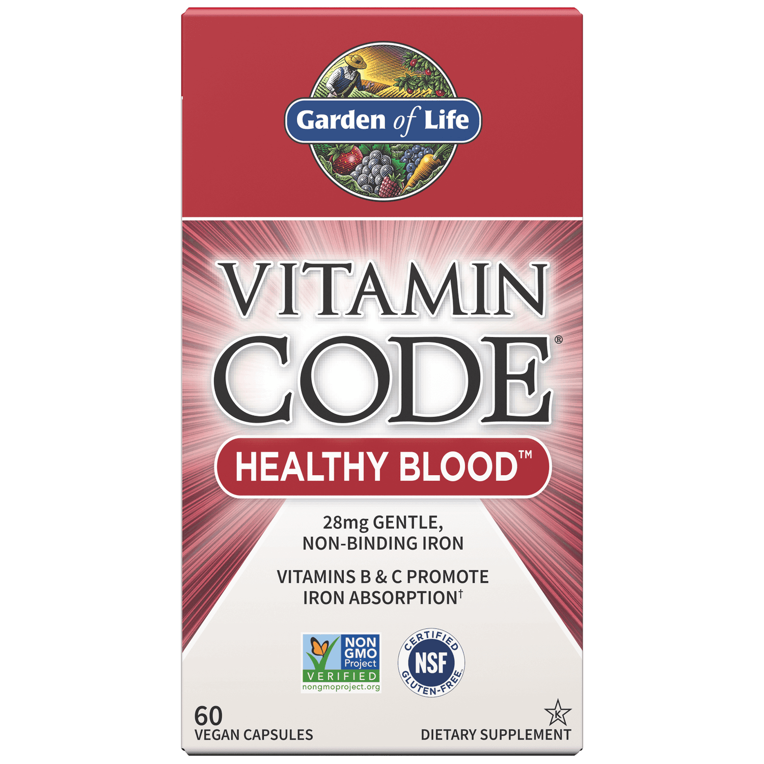 Vitamin Code Healthy Blood - 60 cápsulas
