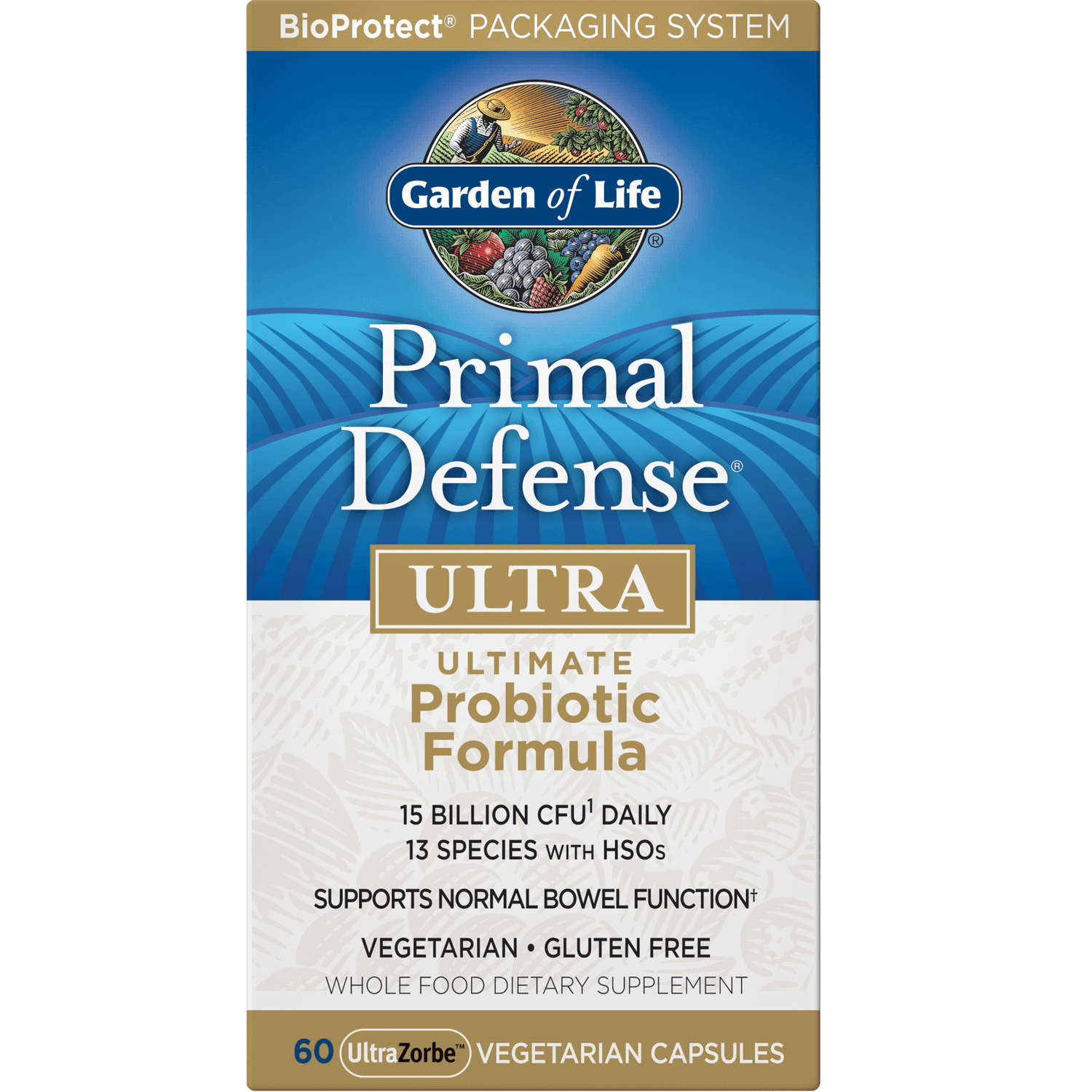 Primal Defense Ultra Пробиотики - 60 капсул