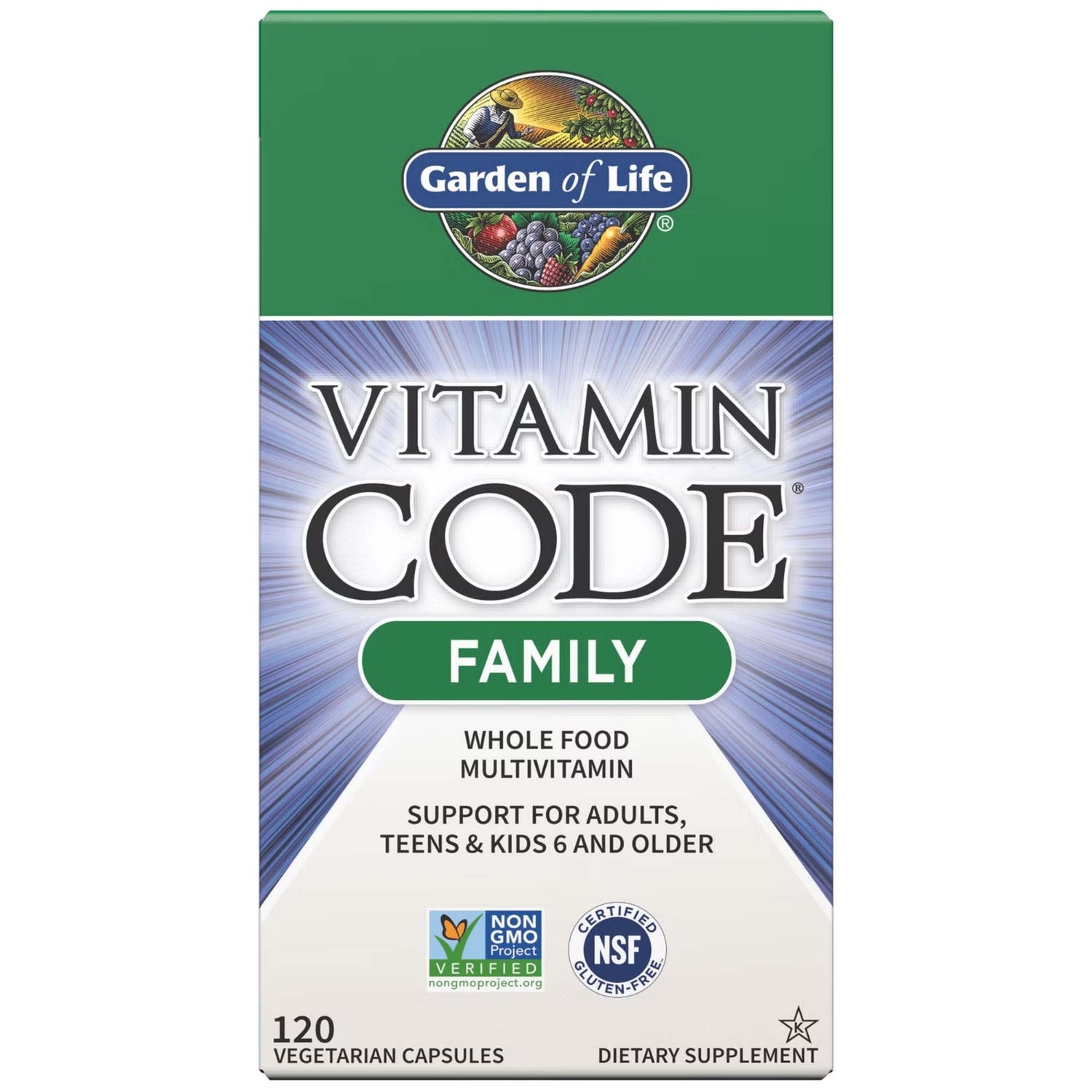 Vitamin Code Family - 120 Capsules