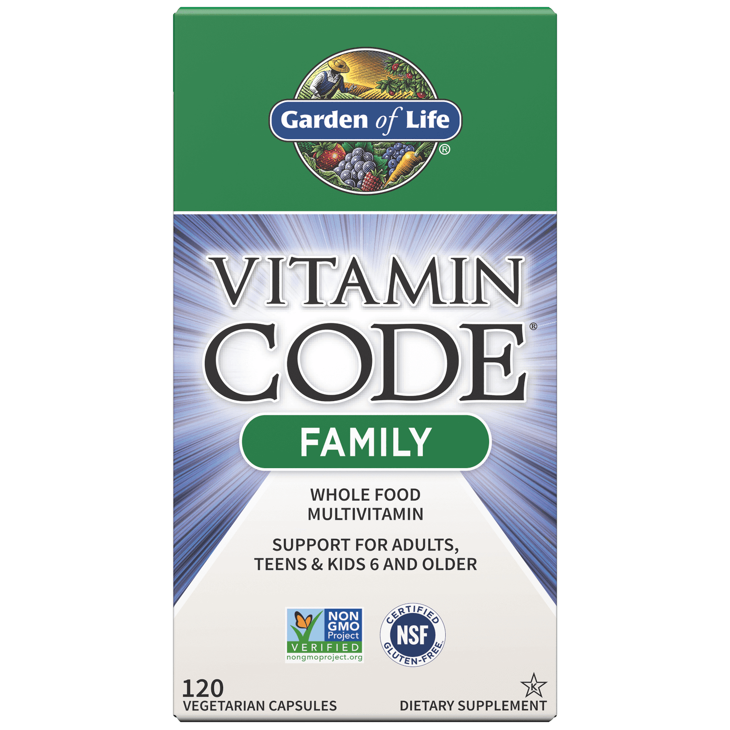 Vitamin Code Famille - 120 Capsules