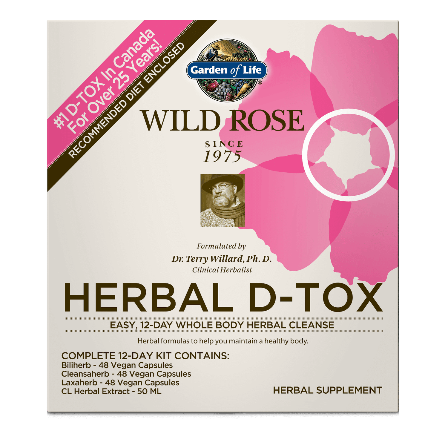 Wild Rose Herbal D-Tox - 12-Day Kit