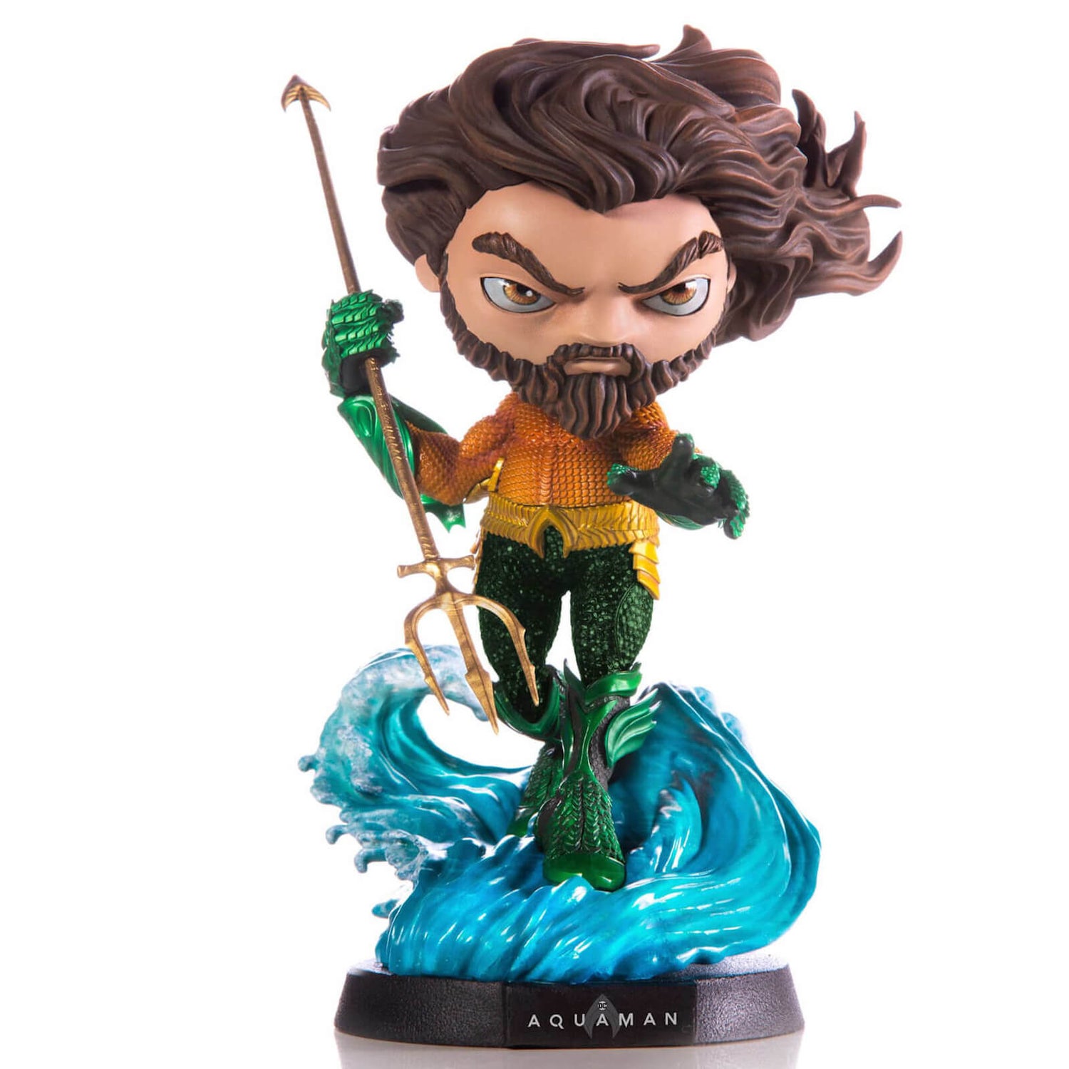 Iron Studios DC Comics Aquaman Mini Co. Figurine en PVC Deluxe Aquaman 9 cm