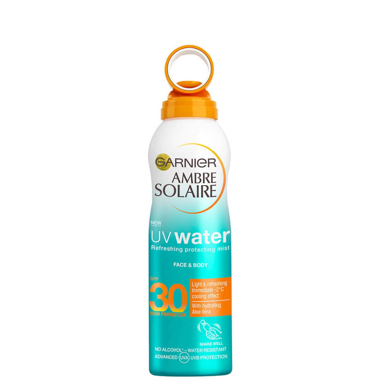 Garnier Ambre Solaire UV Water Clear Sun Cream SPF30 Mist 200ml