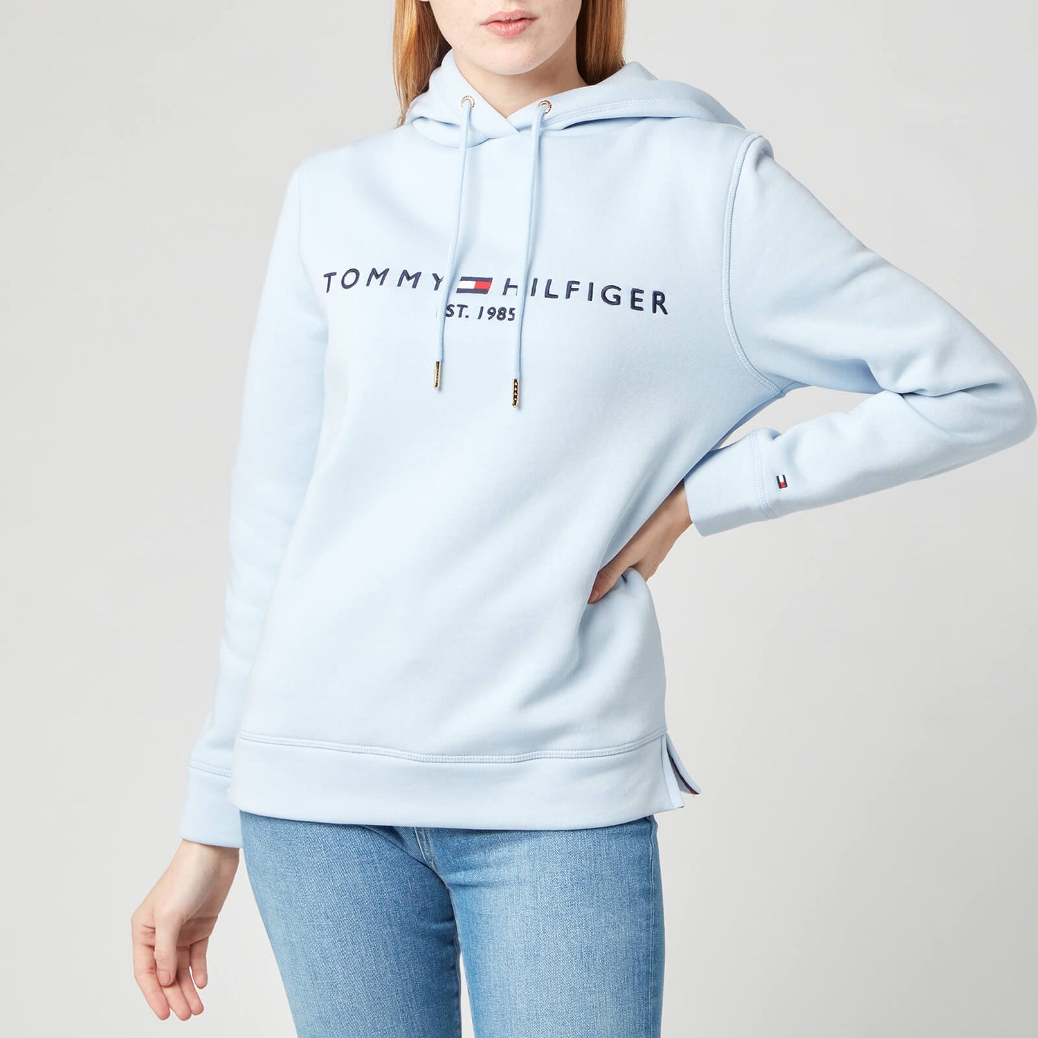 Tommy hilfiger breezy blue hoodie Clearance