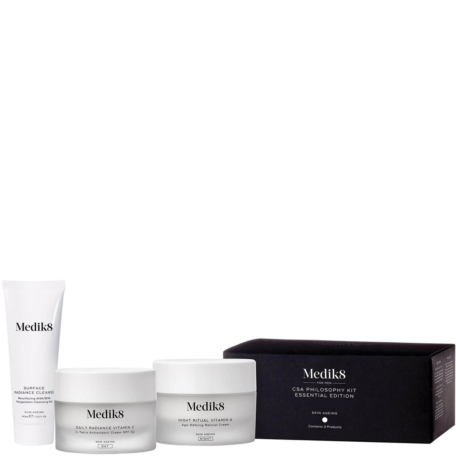 Medik8 CSA Philosophy Essential Edition Kit for Men