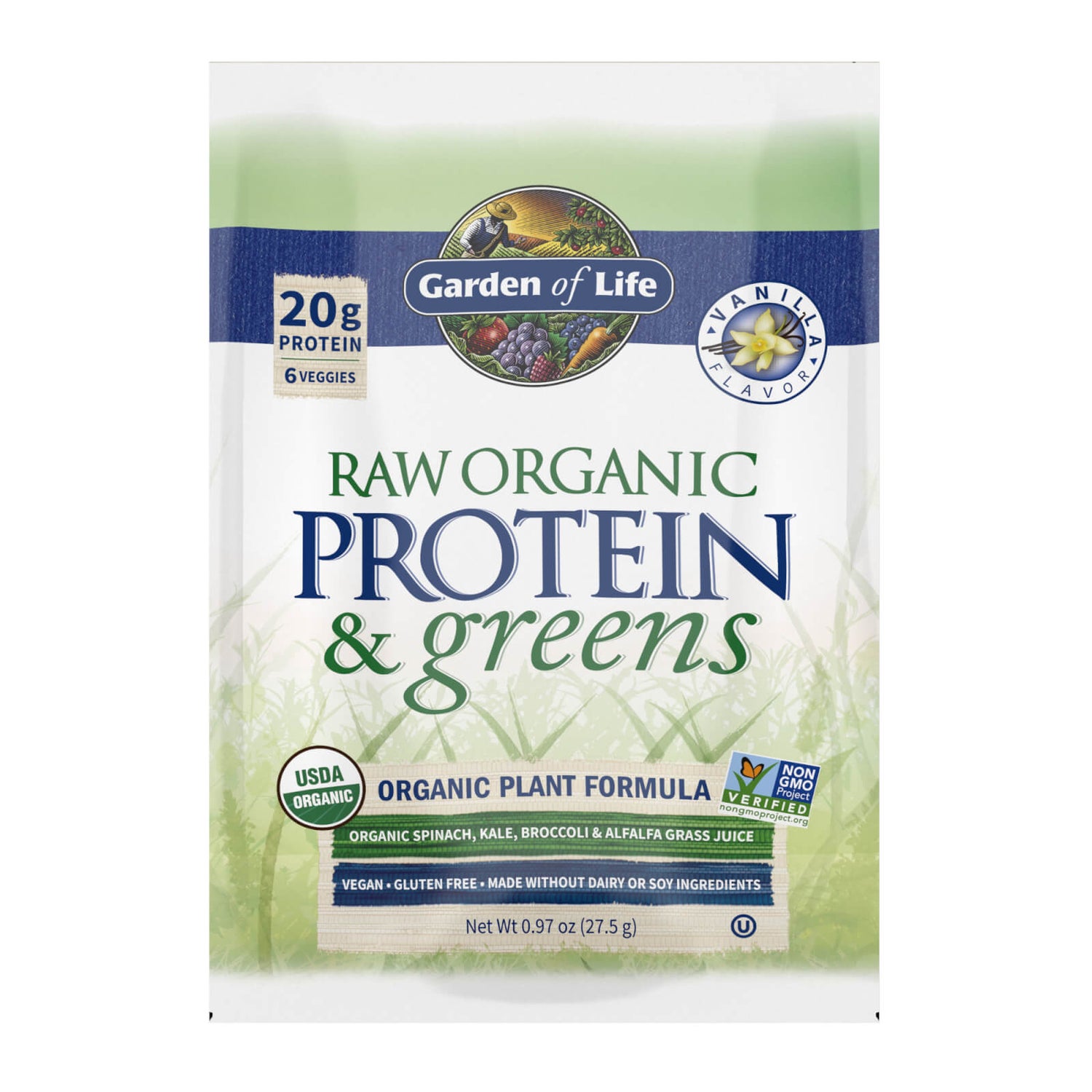 Raw Organic Protein and Greens - Single Sample Sachet