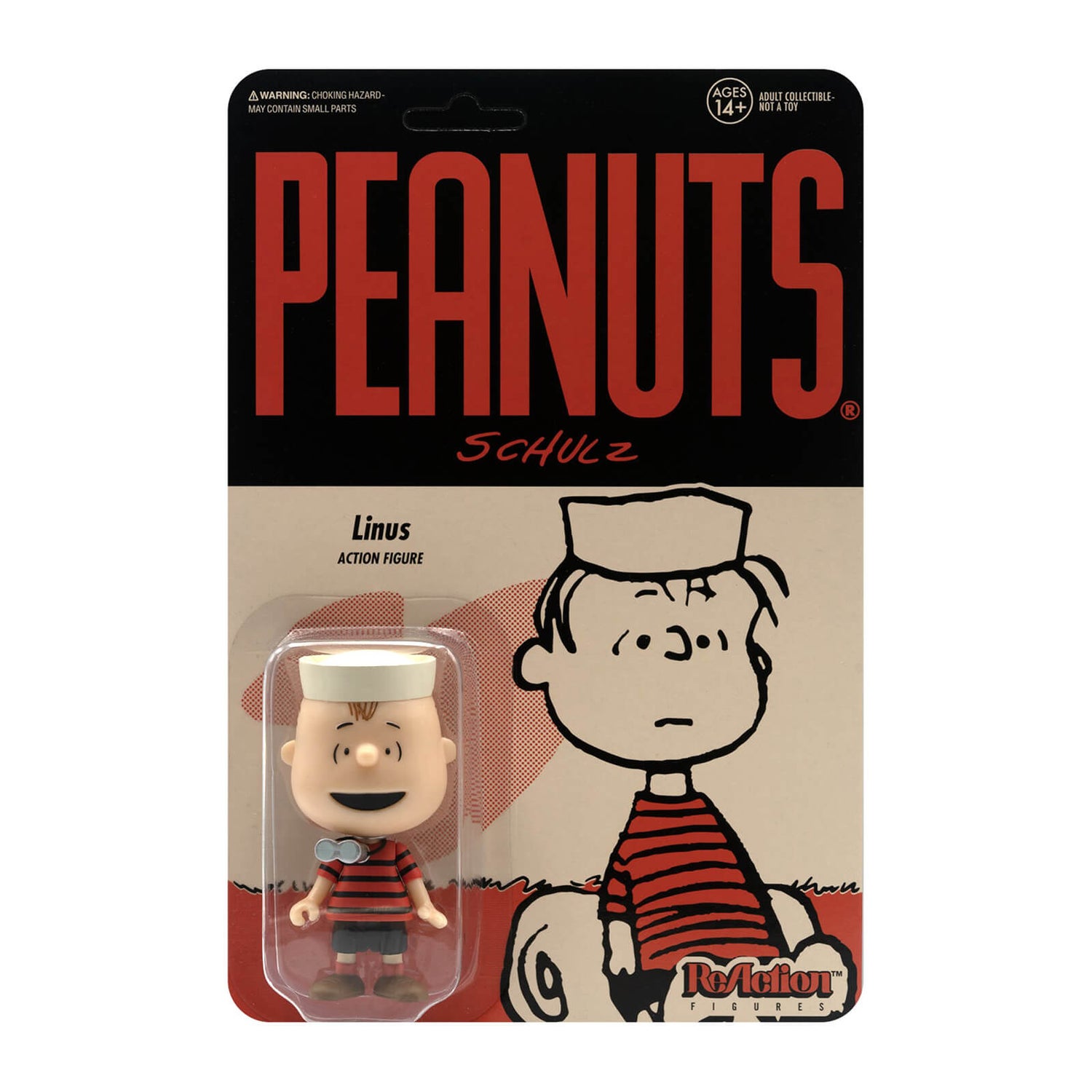 Super7 Peanuts Actionfigur Camp Linus