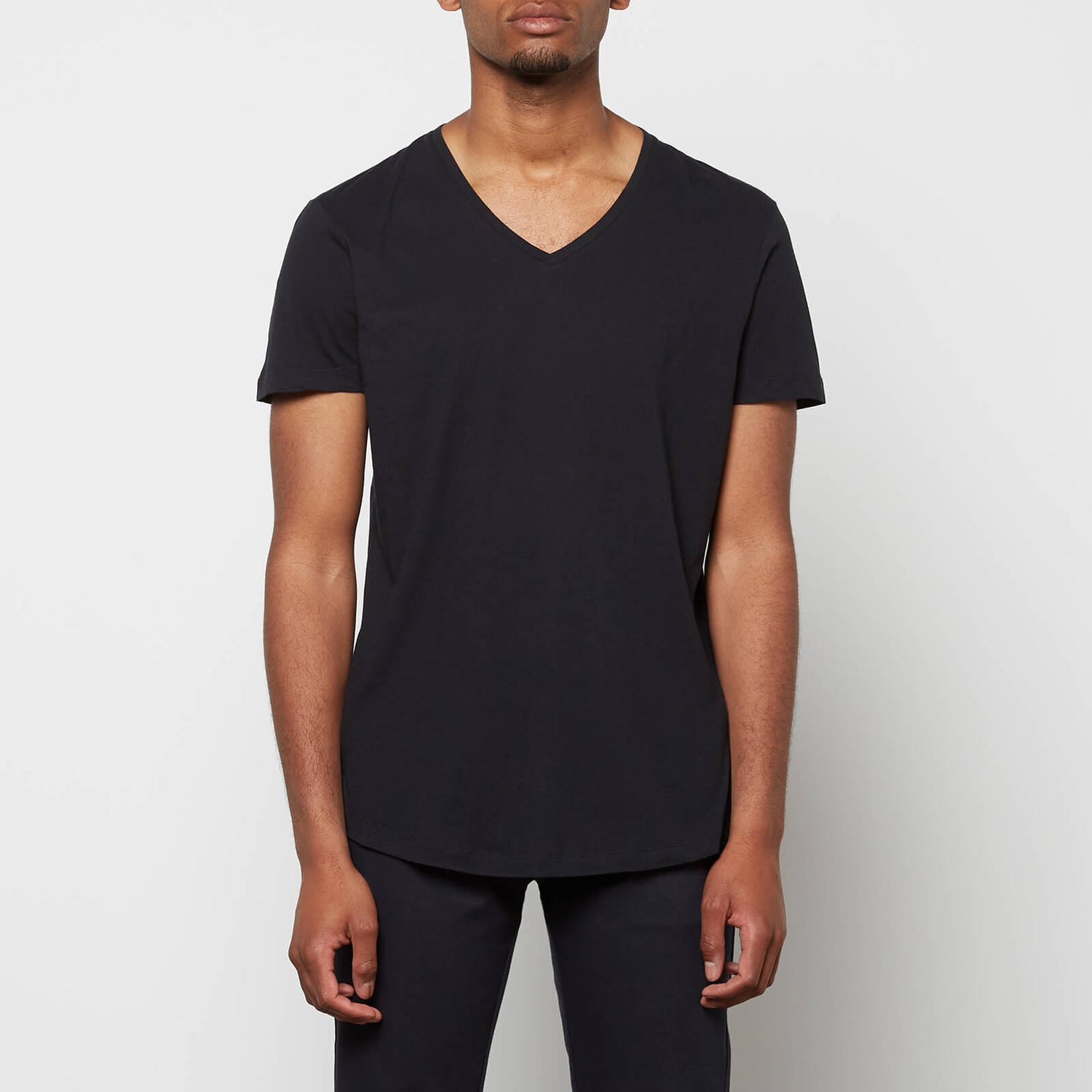Orlebar Brown Men's V-Neck T-Shirt - Black - M