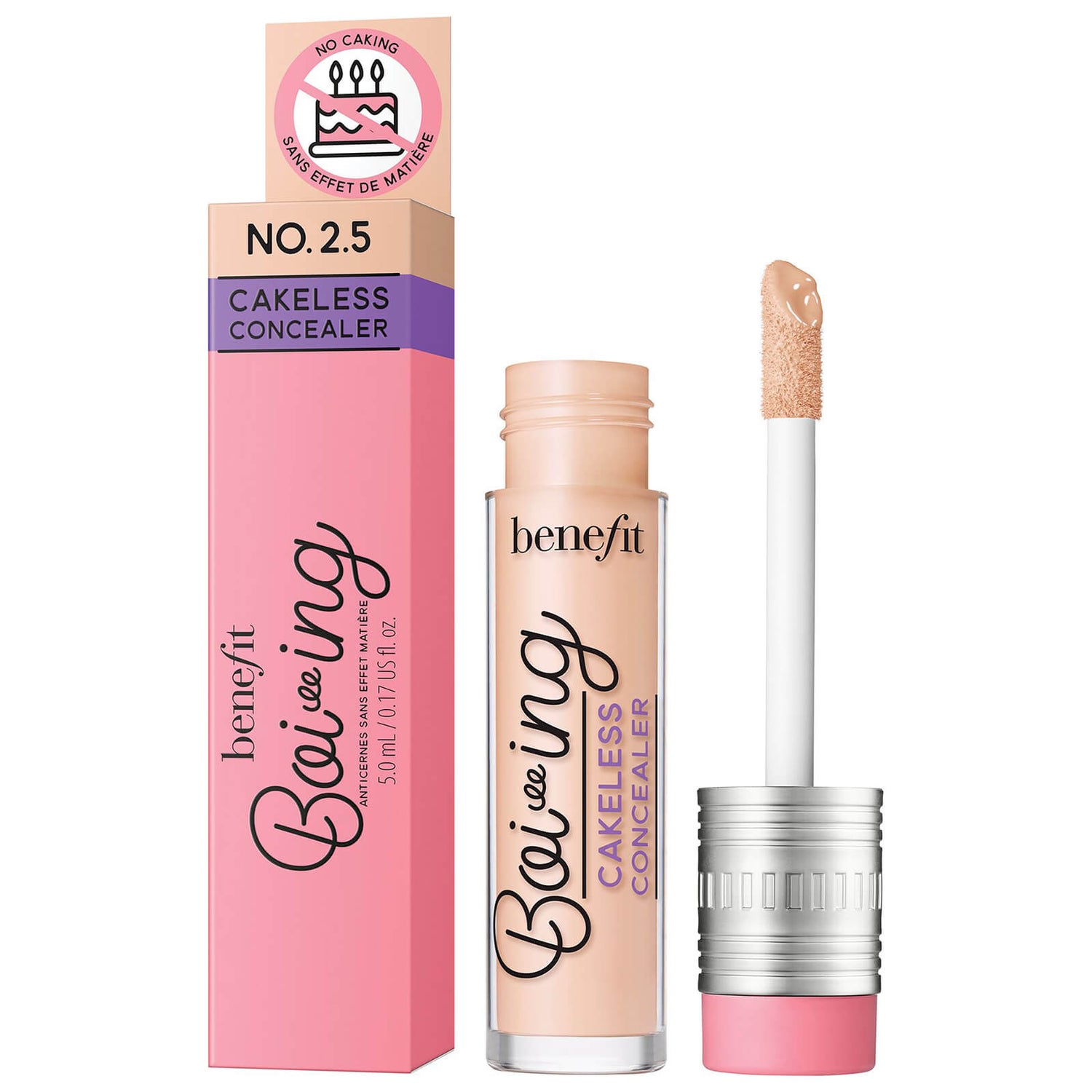 benefit Boi-ing Cakeless Full Coverage Liquid Concealer 5ml (Various Shades)