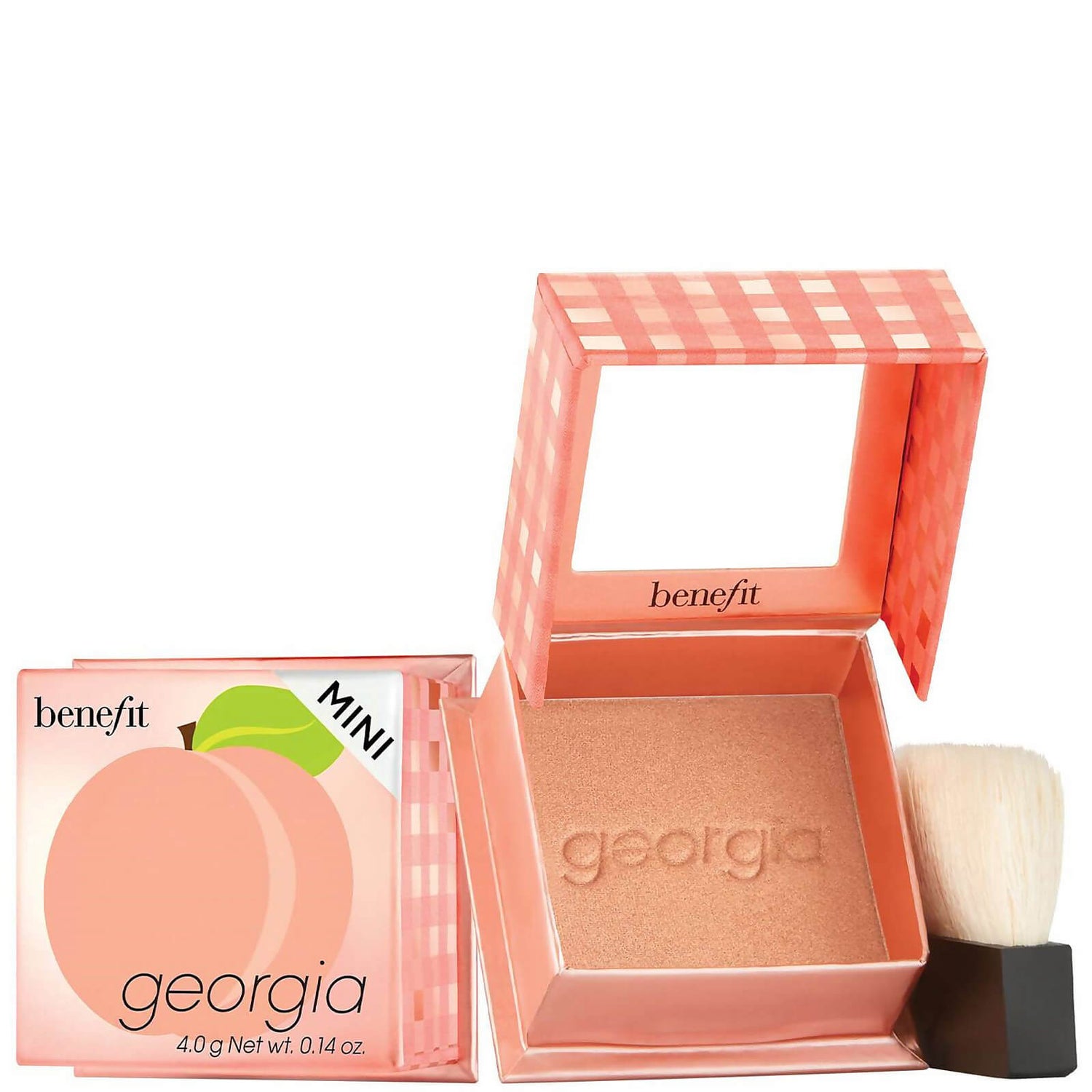 benefit Georgia Golden Peach Powder Blush Mini