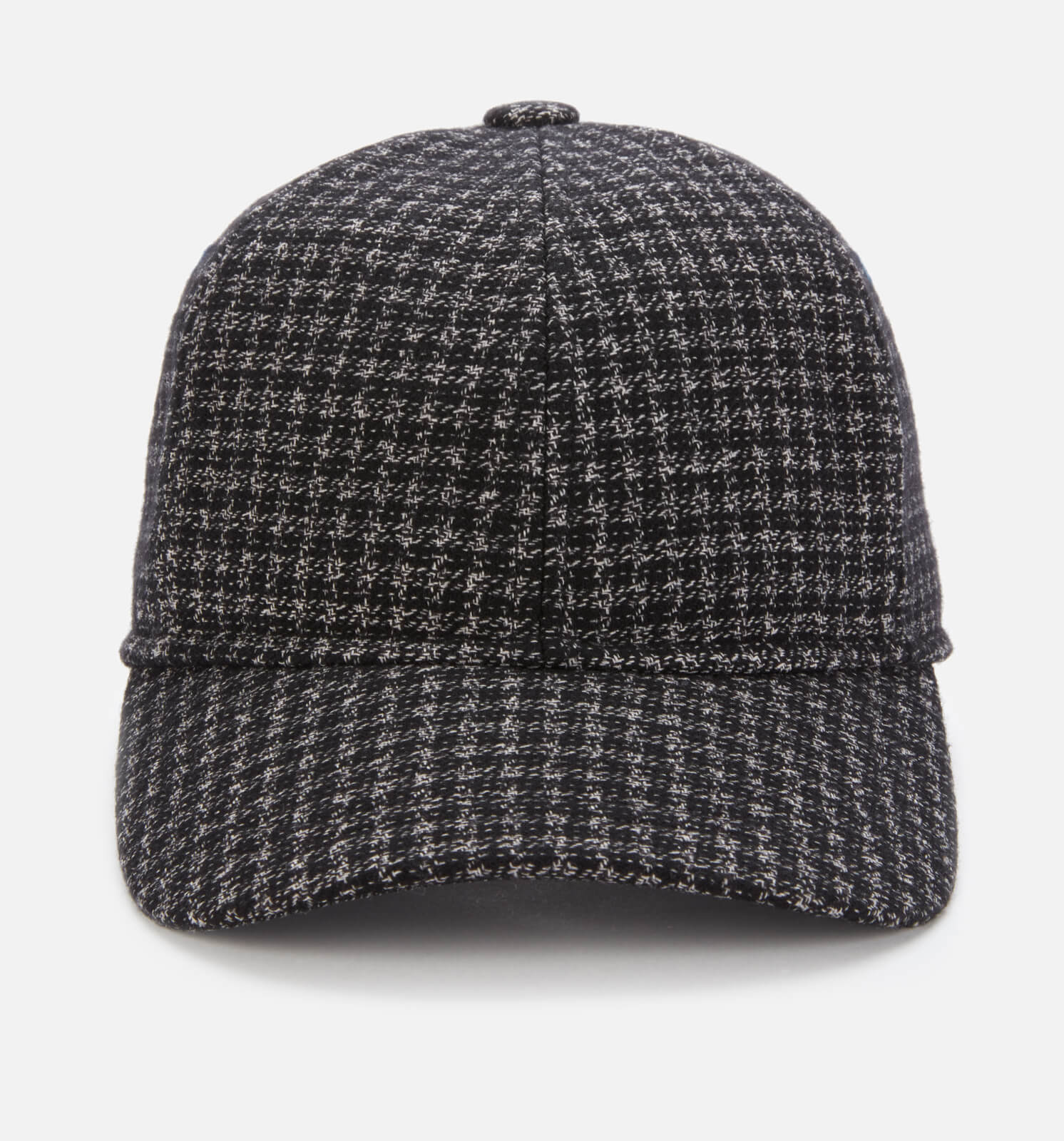 Ted Baker Men s Prestun Micro Check Baseball Cap Charcoal TheHut