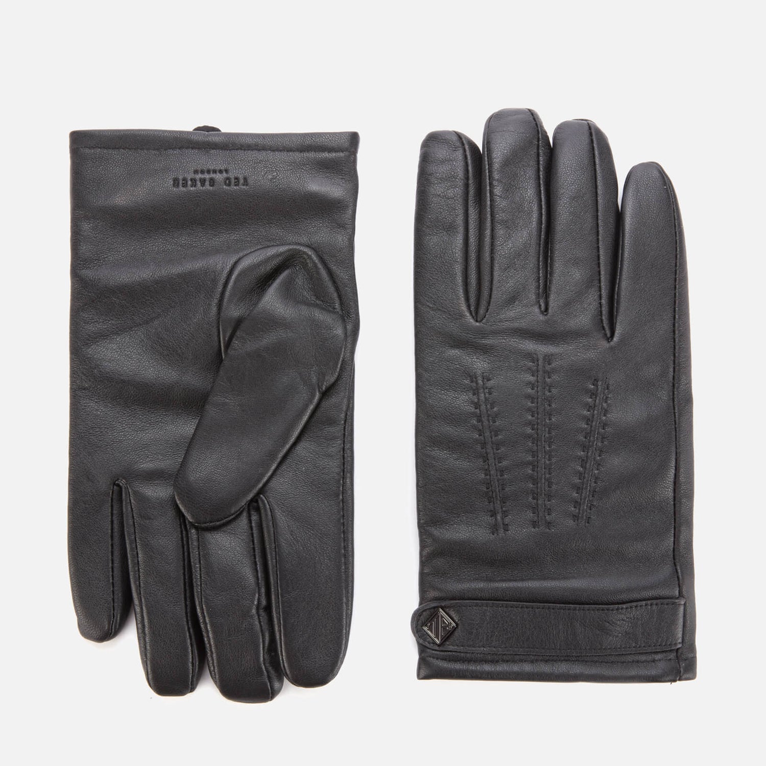 Ted Baker Men s Tipps Leather Gloves in a Box Black TheHut