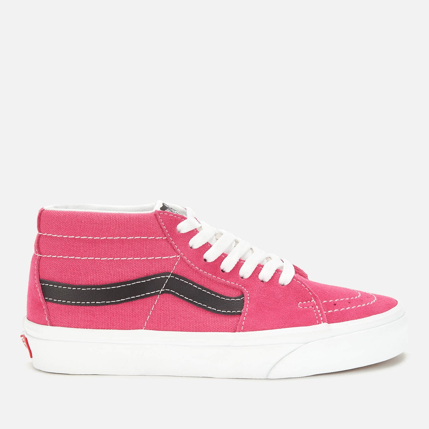 Pink mid top vans clearance