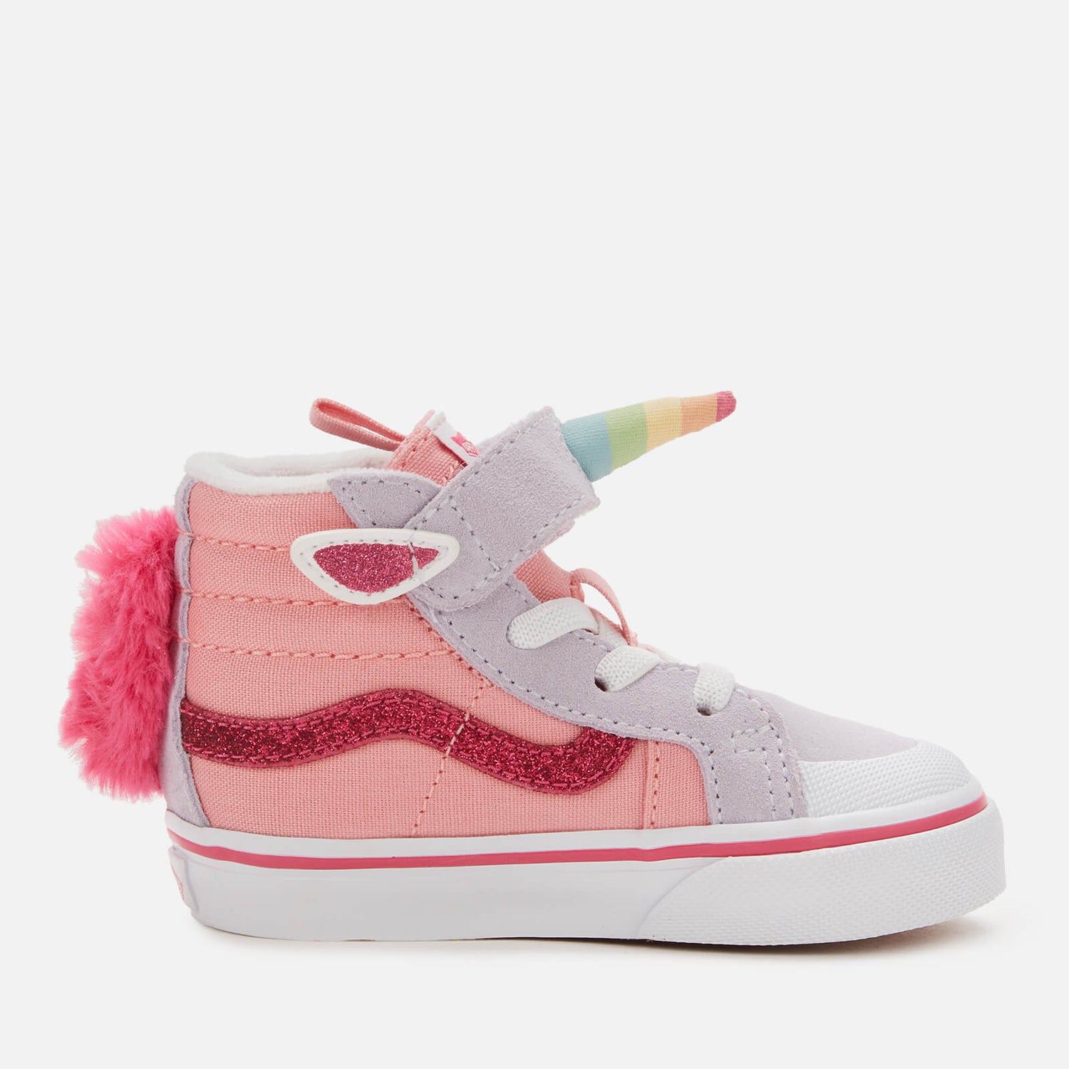 Vans Toddler's Unicorn Sk8-Hi Reissue Trainers - Pink Icing