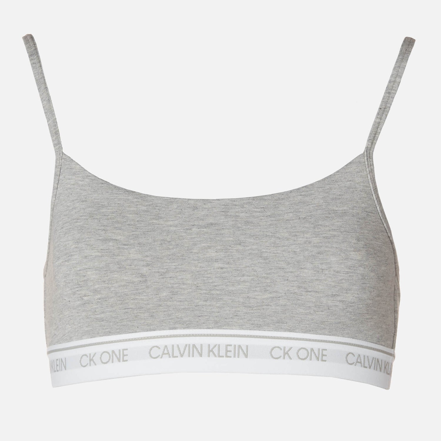 Calvin Klein Women's Unlined Bralette - Grey Heather - XS