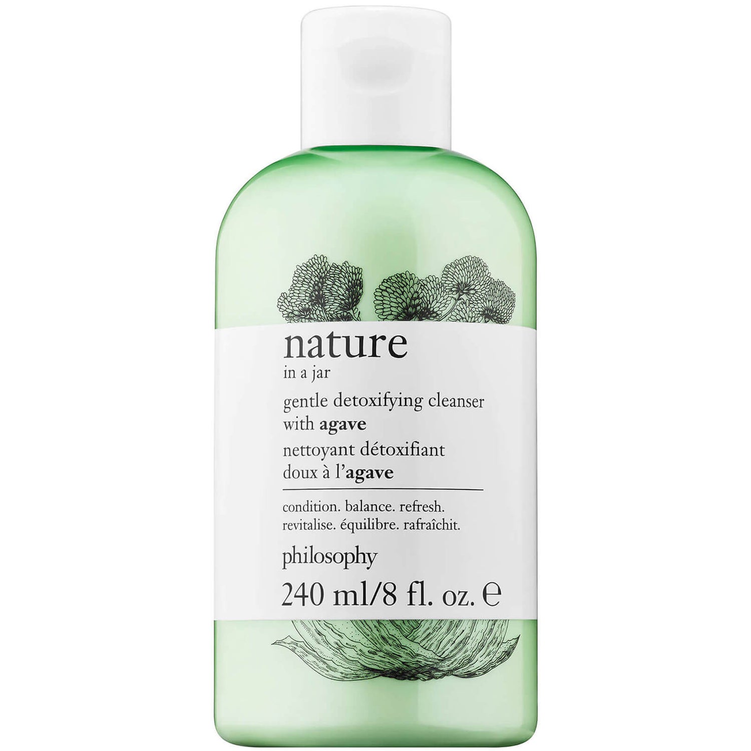 philosophy Nature in a Jar Detoxifying Cleanser with Agave 240ml