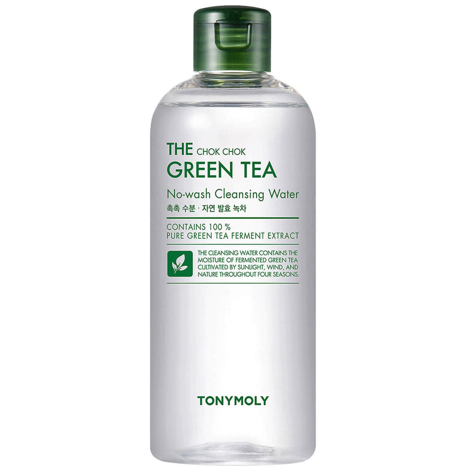 Мицеллярная вода TONYMOLY The Chok Chok Green Tea No-Wash Cleansing Water, 300 мл